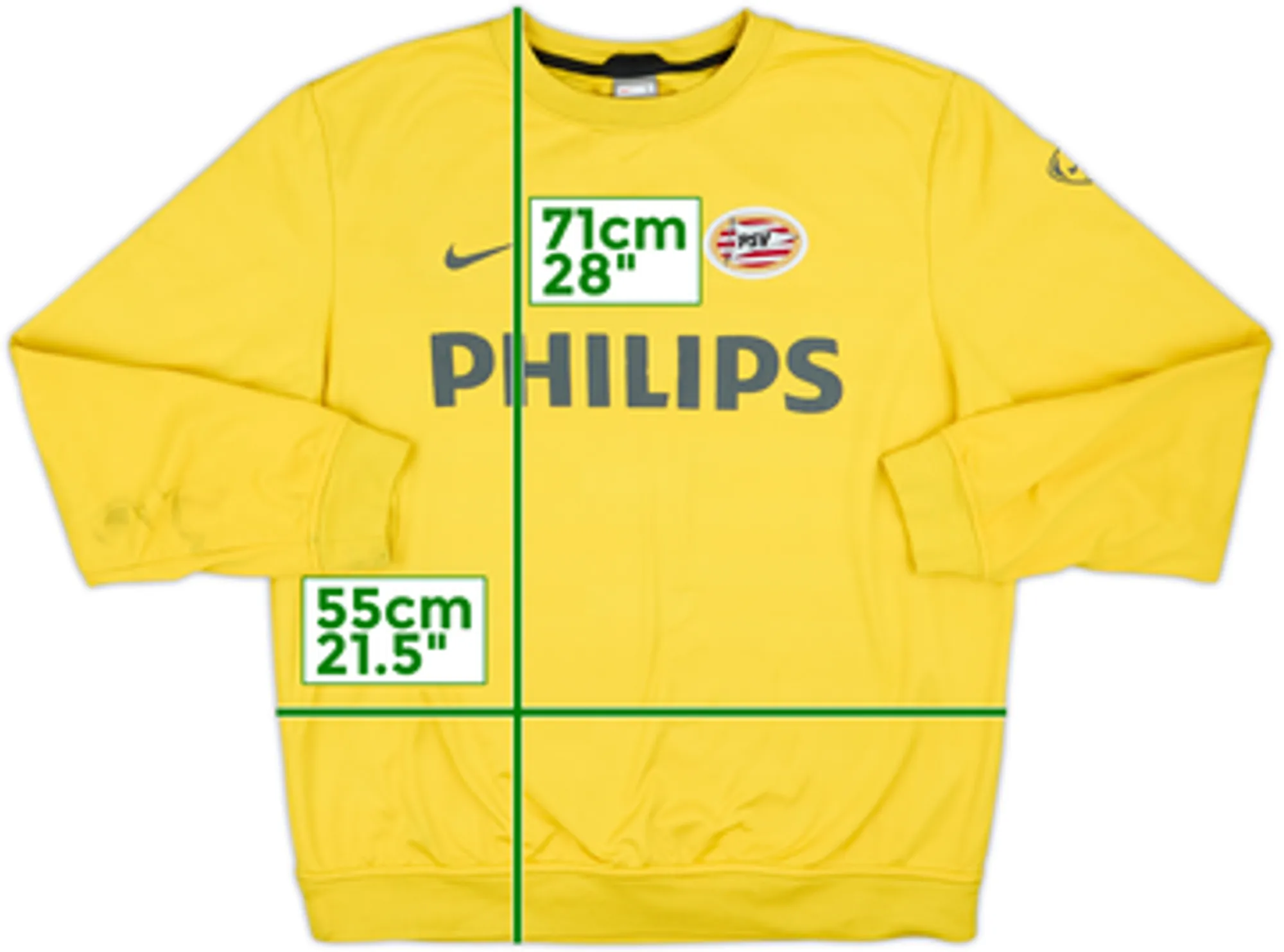 2009-10 PSV Player Issue Nike Sweat Top #19 - 6/10 - (L)
