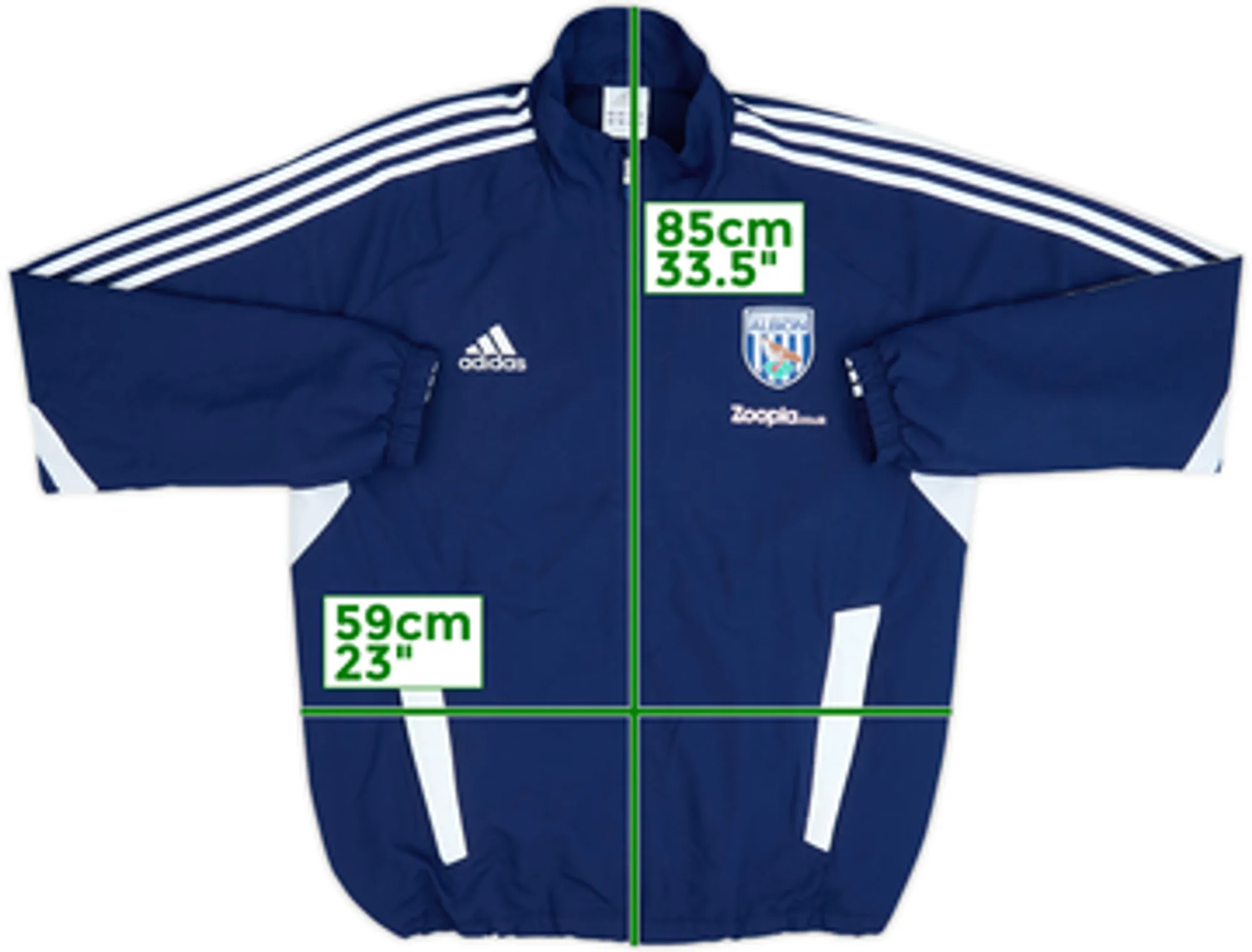 2011-12 West Brom adidas Track Jacket - 10/10 - (XL)