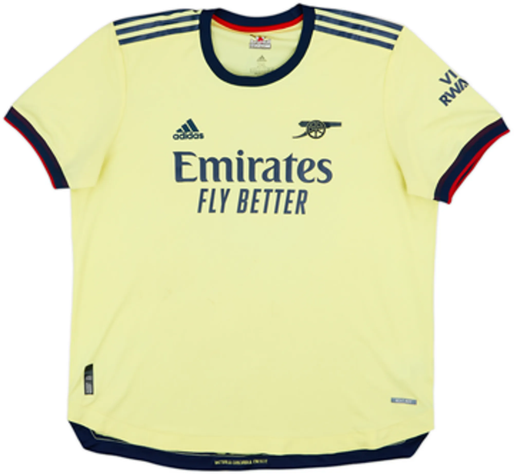 2021-22 Arsenal Authentic Away Shirt Odegaard #8 - 5/10 - (XXL)