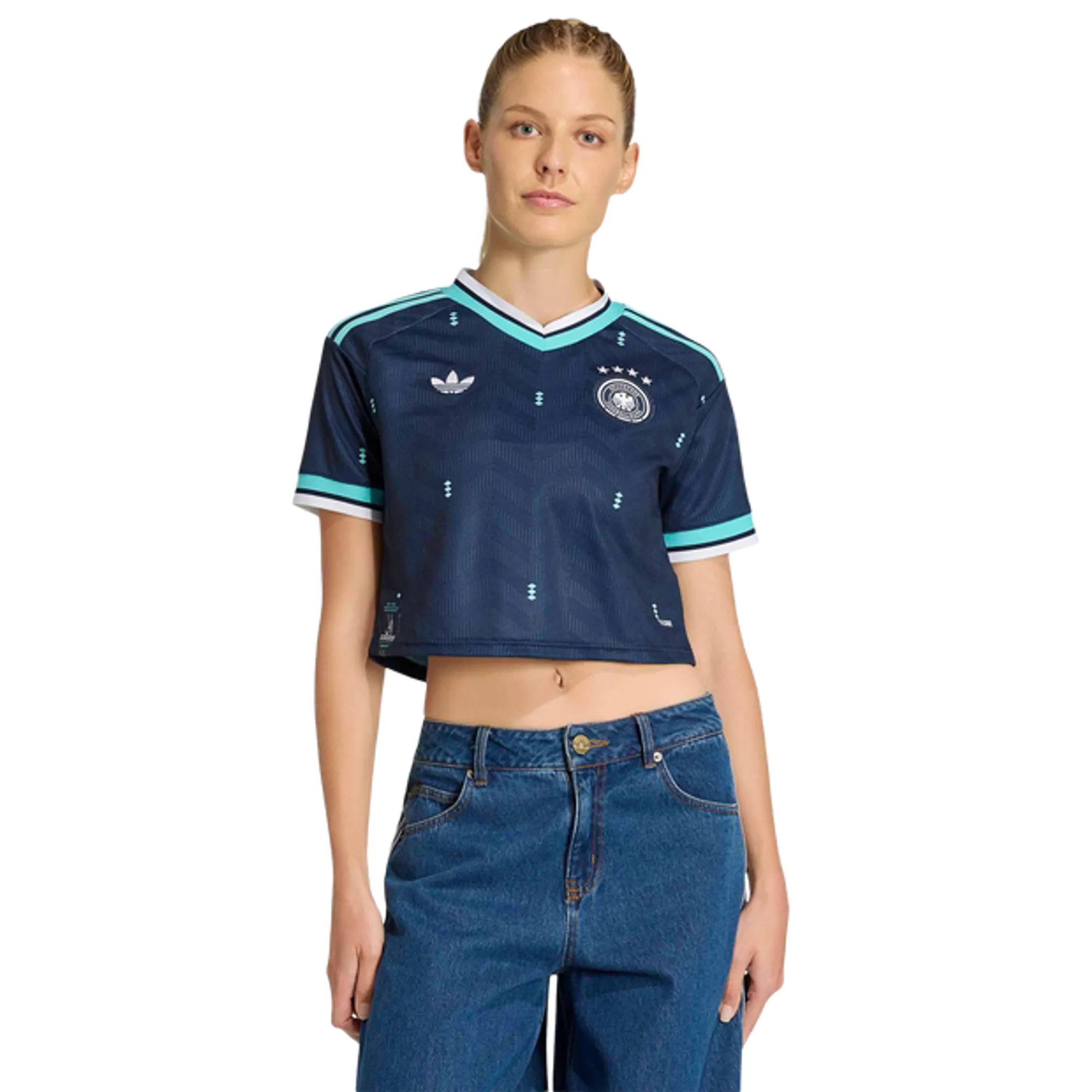 Adidas Germany Women Jerseys/Replicas - Blue