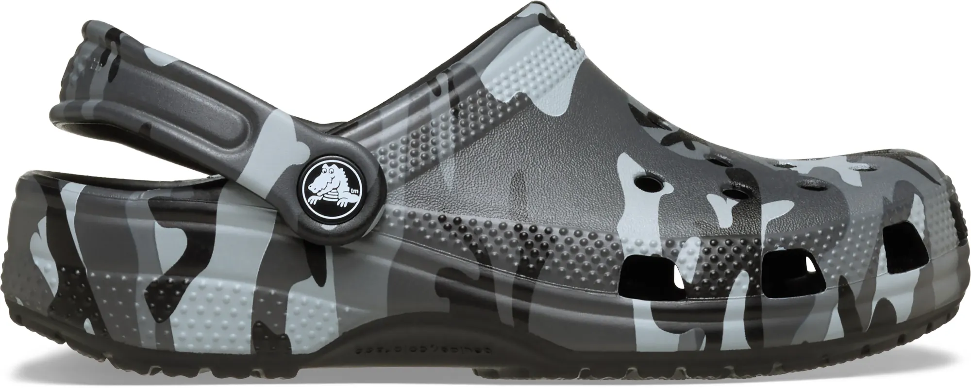 Crocs | Kids | Classic Camouflage | Clogs | Black/Slate Grey | C11