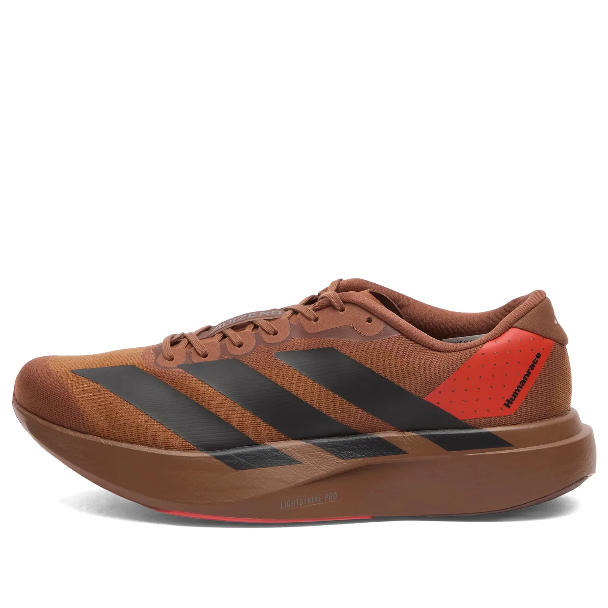 Adidas Men's x Human Race Evo SL Sneaker Preloved Brown/Core Black/Craft Chili