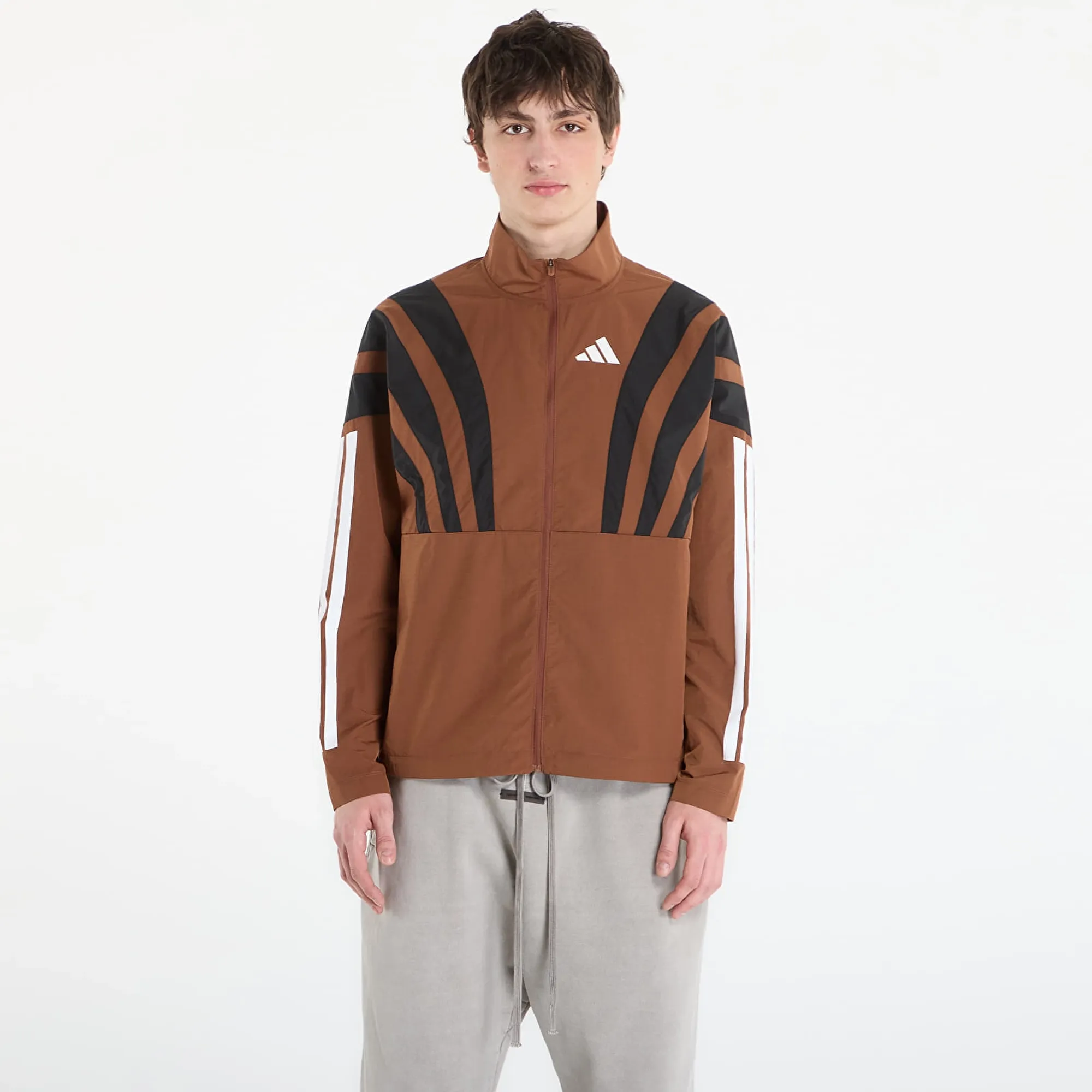 Jacket Adidas Humanrace Adizero Archive Running Jacket Preloved Brown Xl