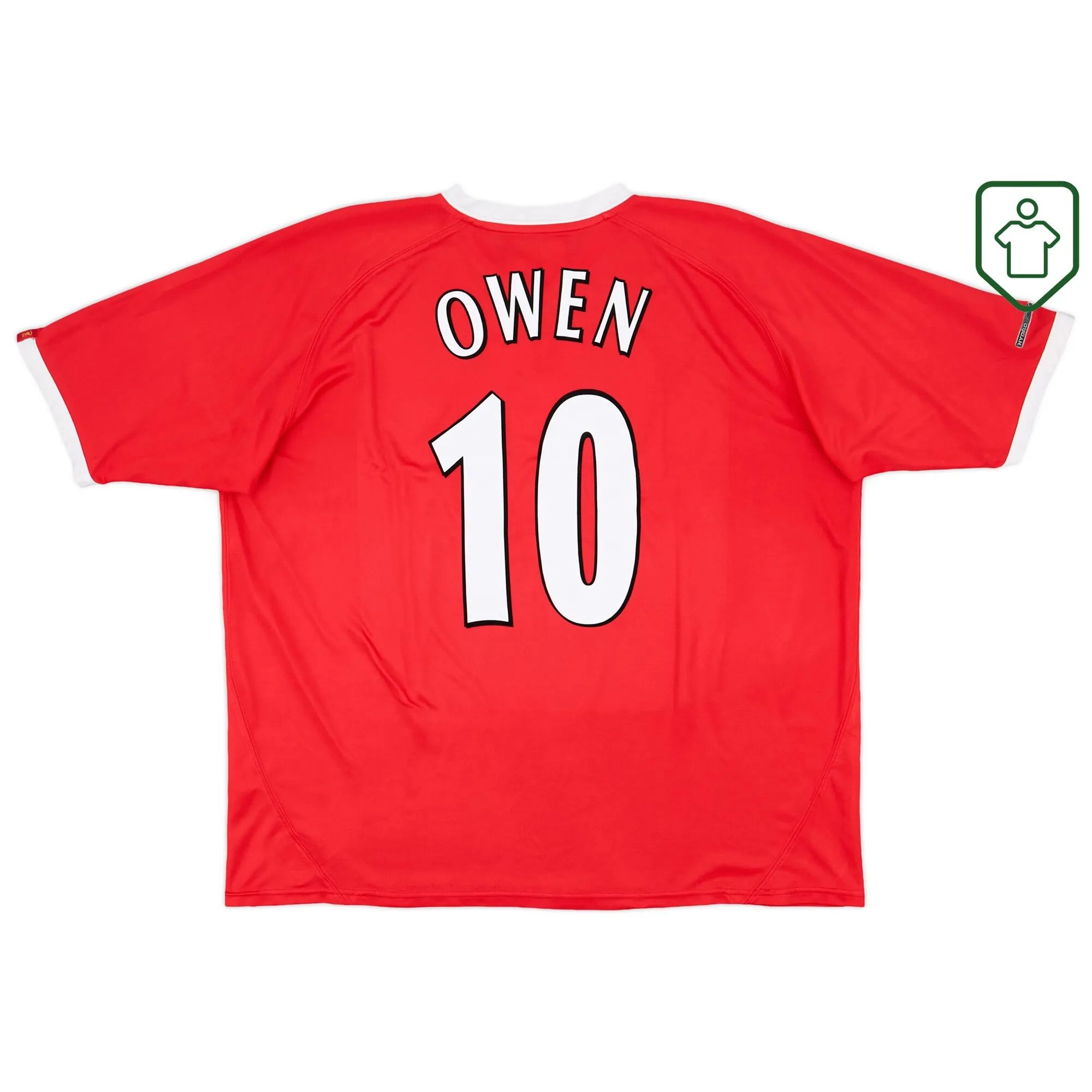 Liverpool Reebok CL Shirt Owen #10 2001-03 - Excellent - 8/10