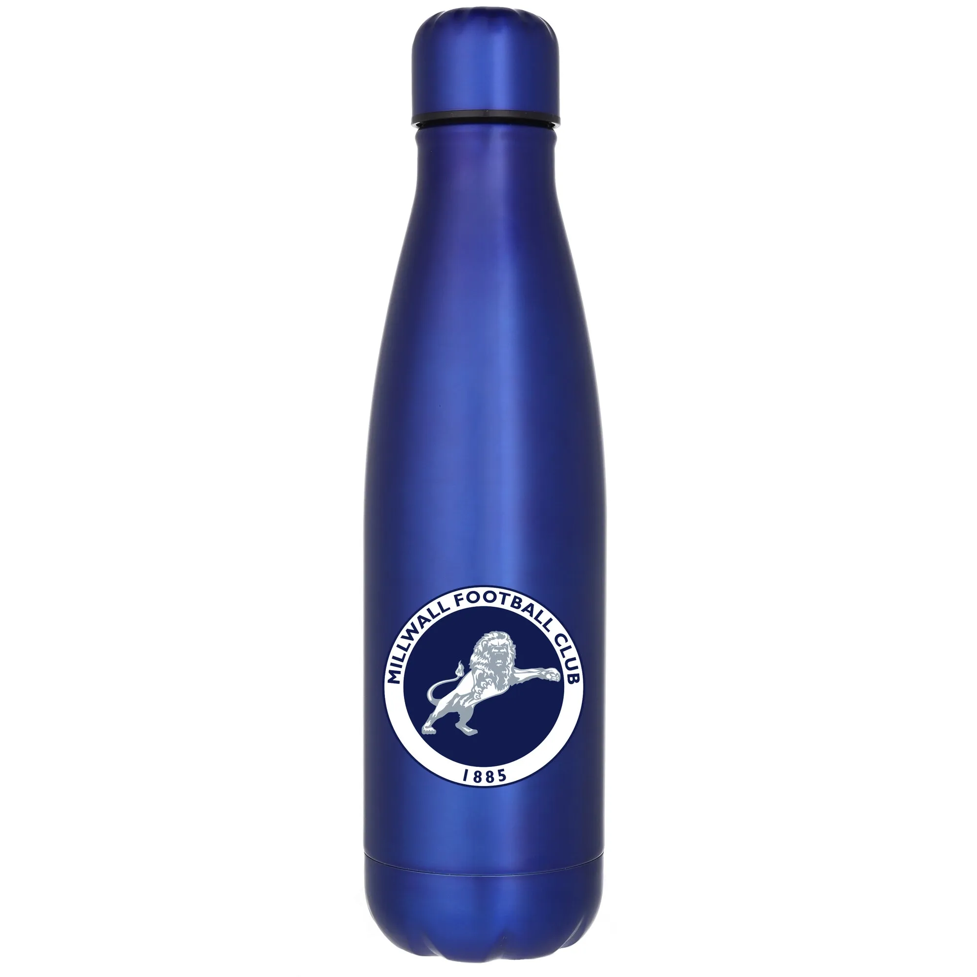 Millwall Logo Stainless Steel 500ml Drink Bottle - Royal Blue