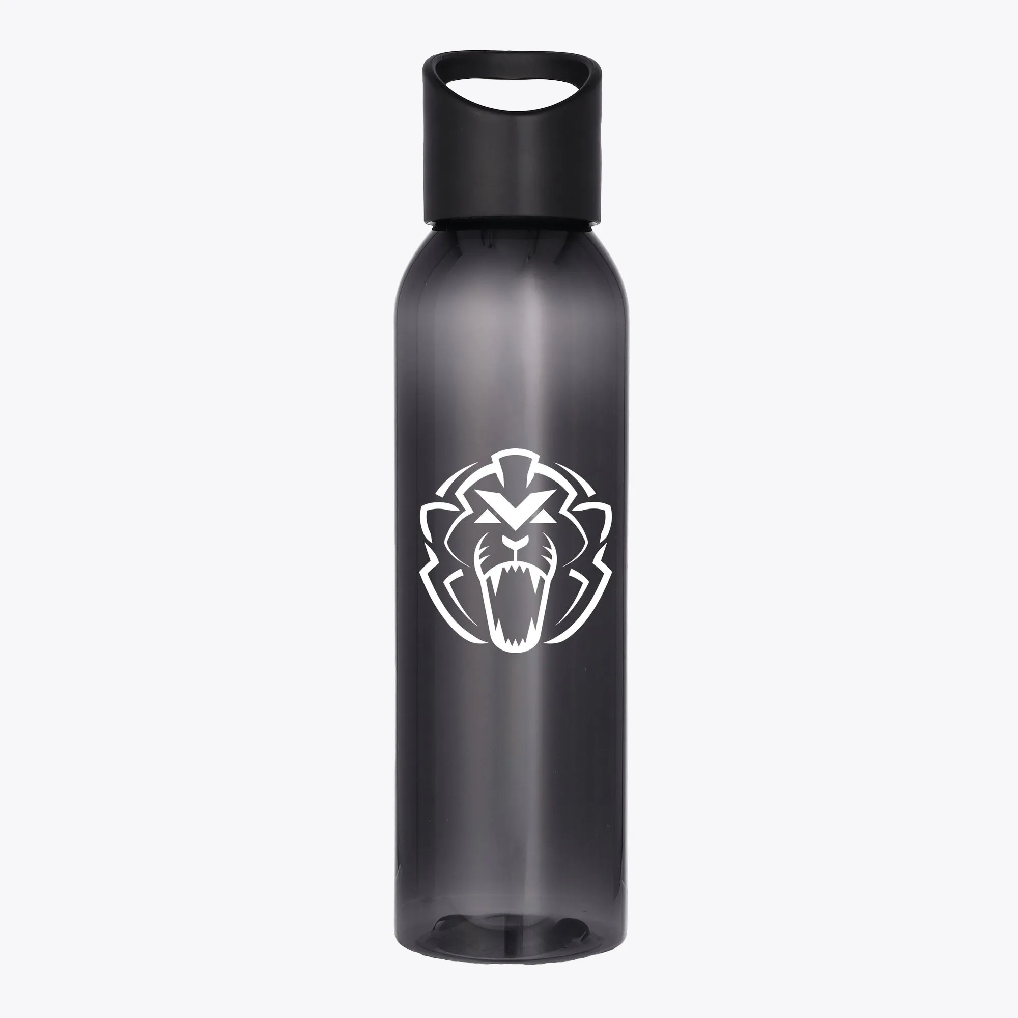 Unleash the Lion Logo Plastic 650ml Drink Bottle - Black