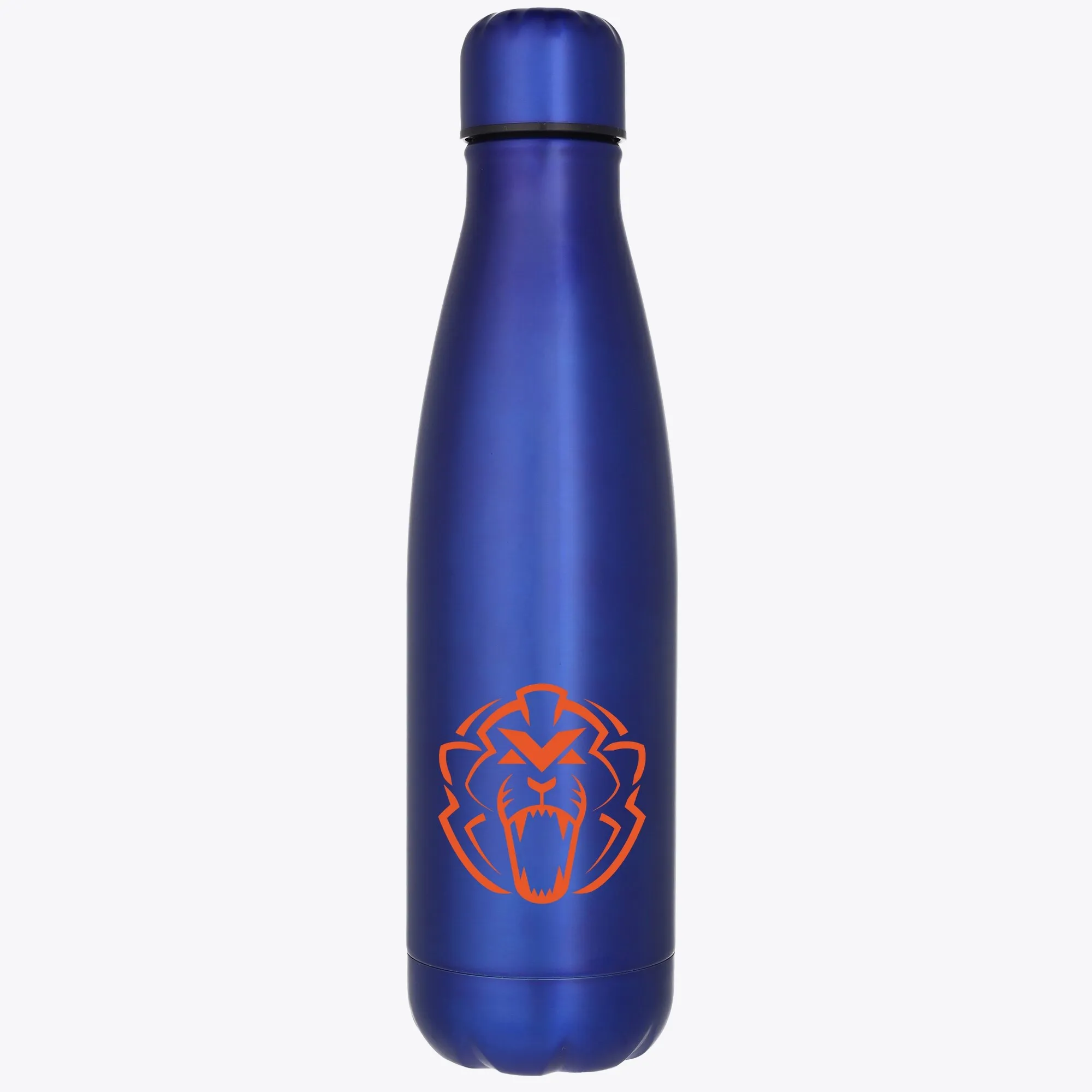Unleash the Lion Logo Stainless Steel 500ml Drink Bottle - Royal Blue