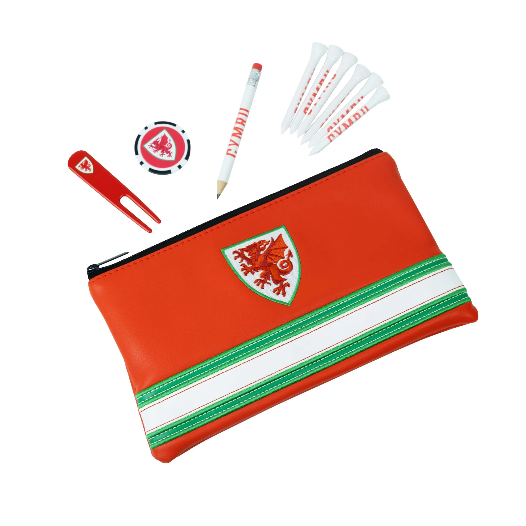 Wales CADDI Players Bag inc Divot Tool, Tees & Marker
