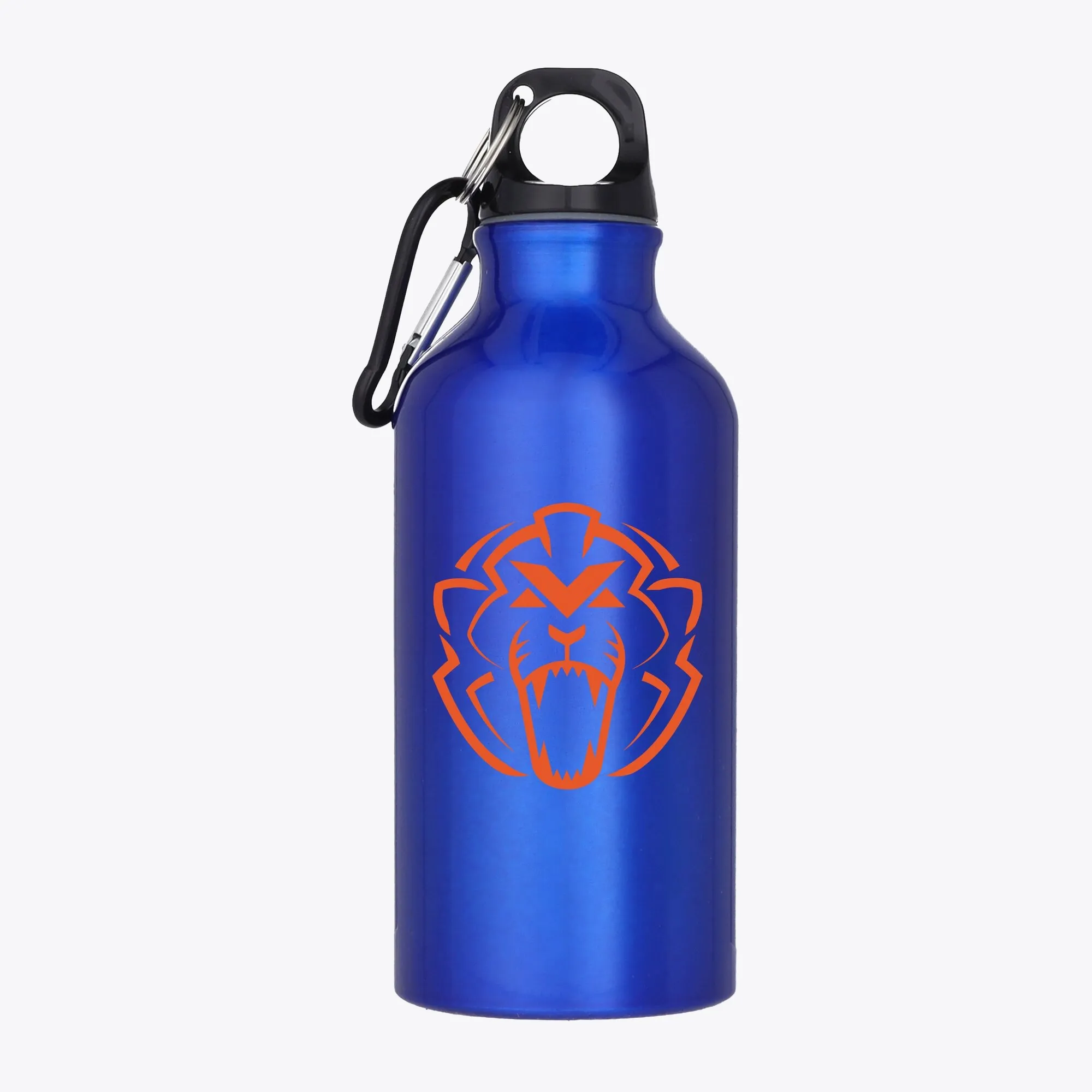 Unleash the Lion Logo Aluminium 400ml Drink Bottle - Royal Blue