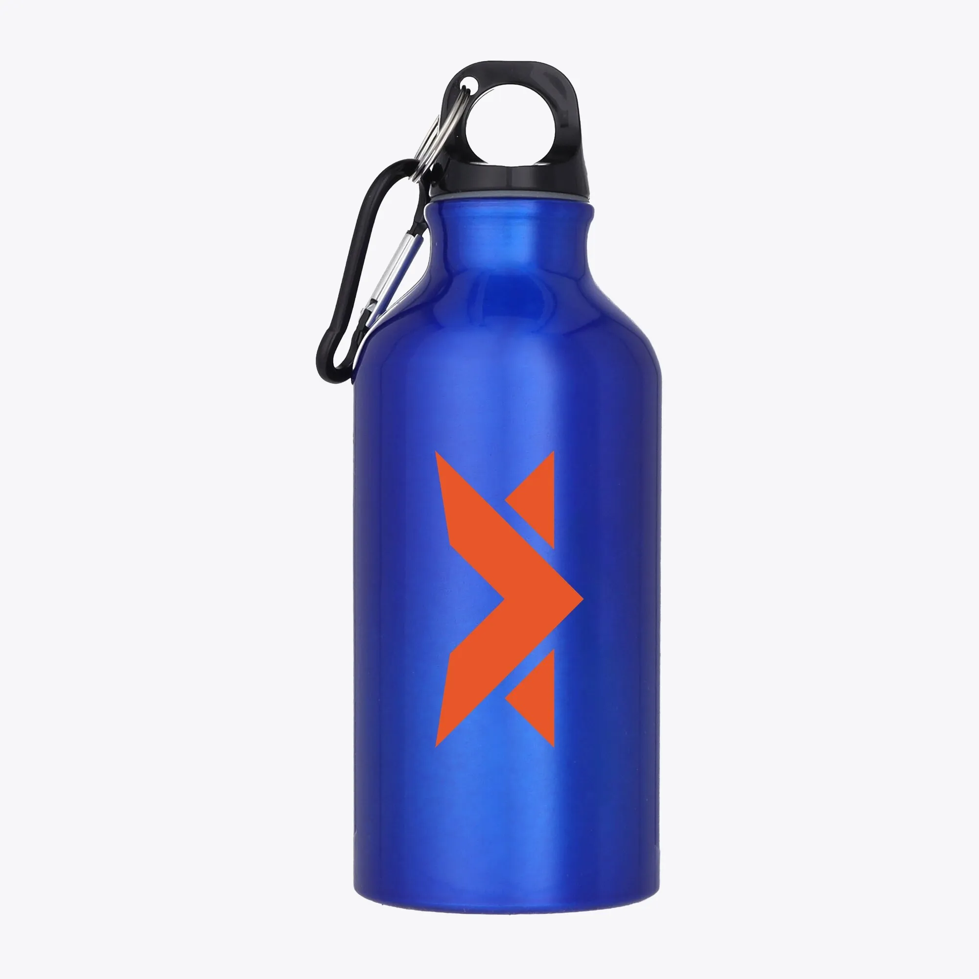 MV Logo Aluminium 400ml Drink Bottle - Royal Blue