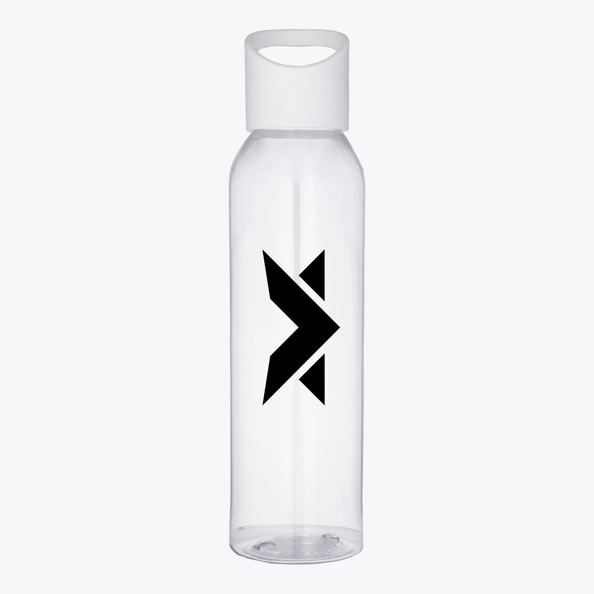 MV Logo Plastic 650ml Drink Bottle - White