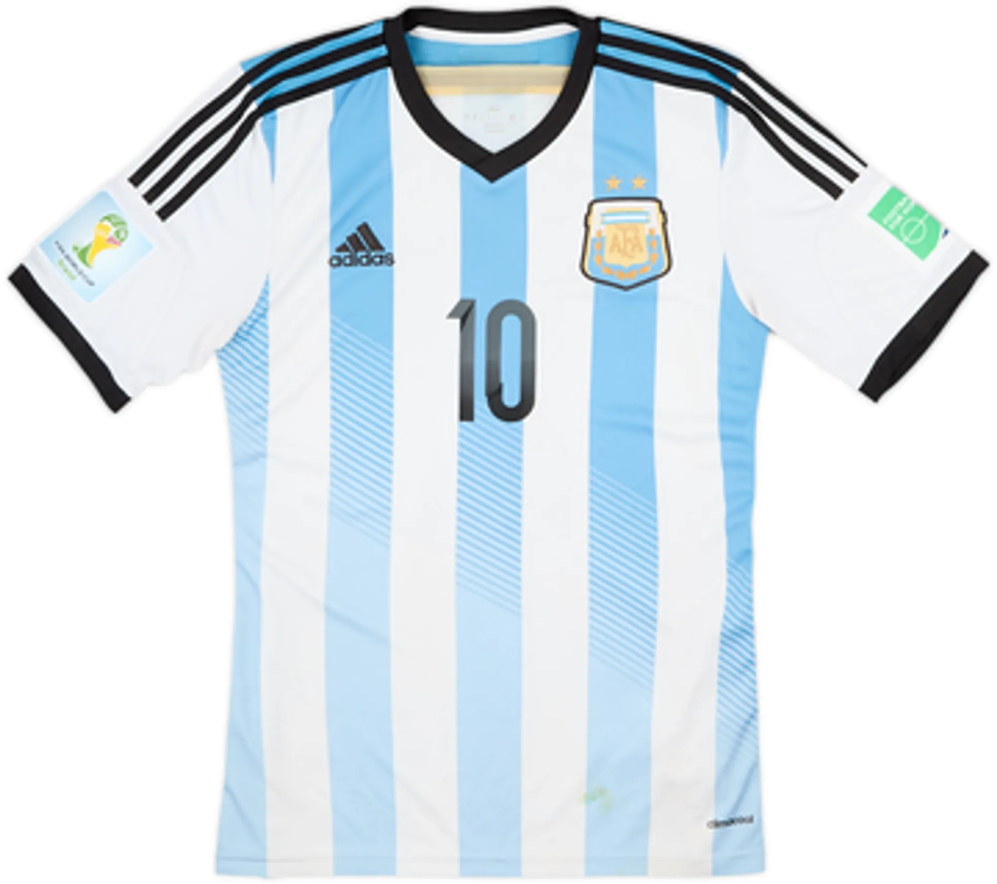2013-15 Argentina Home Shirt Messi #10 - 6/10 - (S)