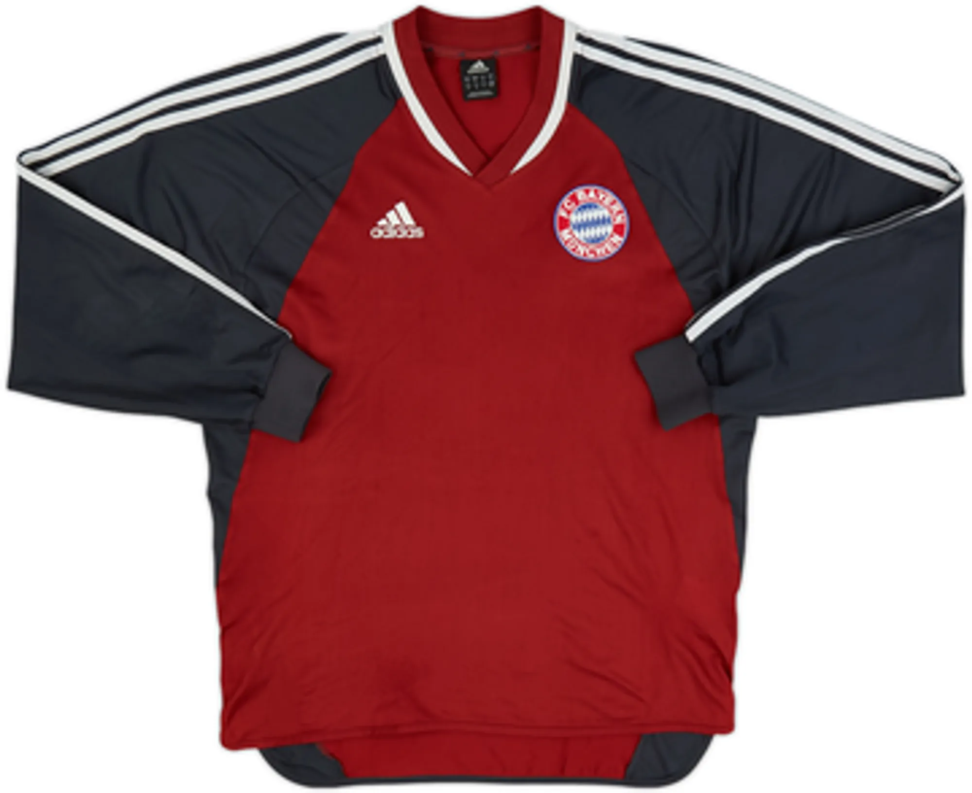 2001-02 Bayern Munich Player Issue Home L/S Shirt Elber #9 - 7/10 - (M)