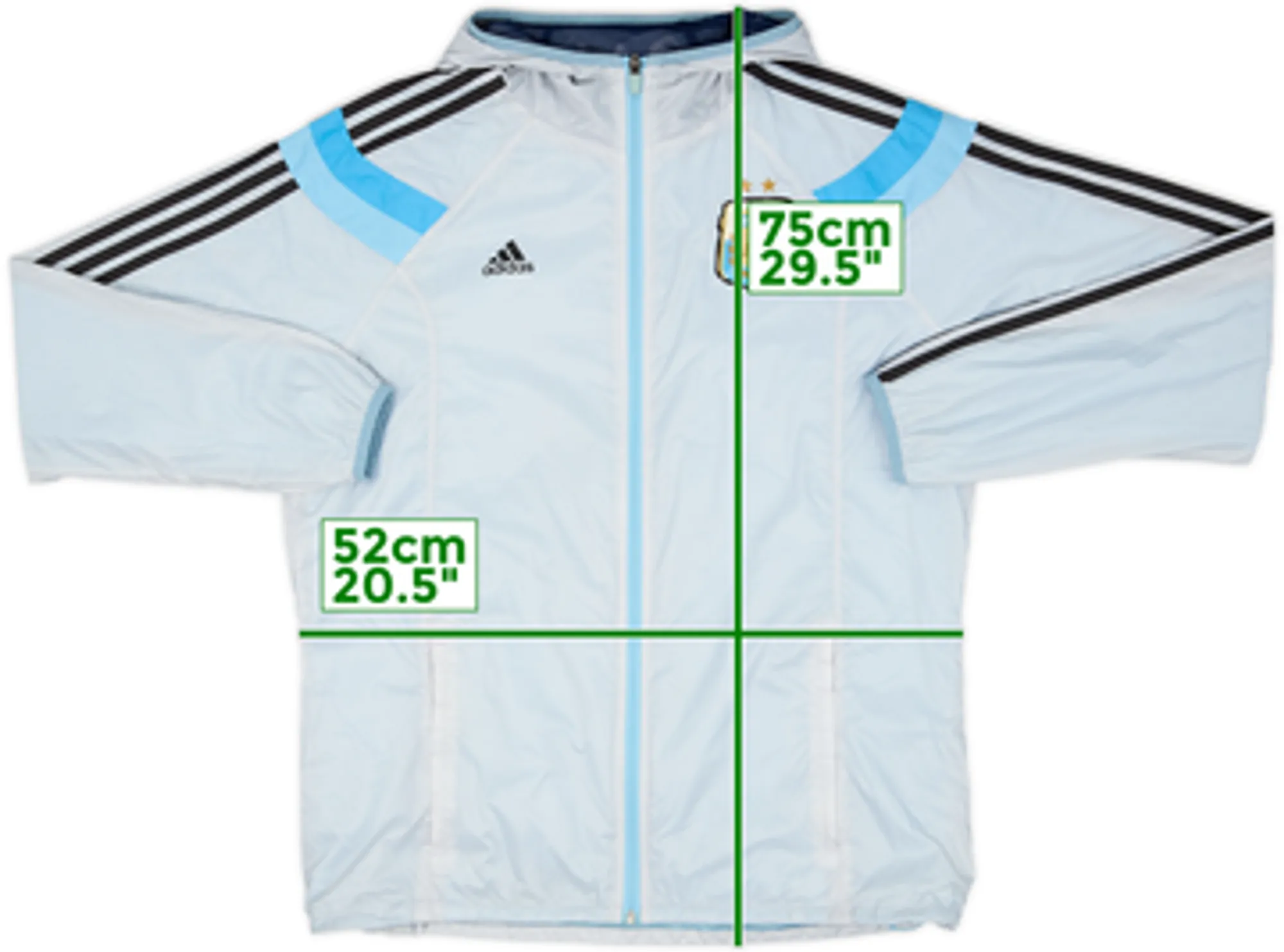 2014-15 Argentina adidas Hooded Rain Jacket - 8/10 - (L)