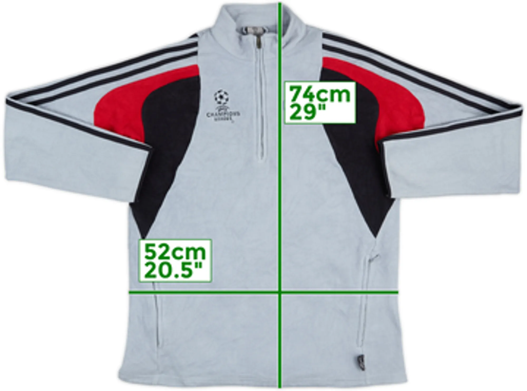 2004-05 Bayern Munich adidas CL 1/4 Zip Fleece Jacket - 10/10 - (S)