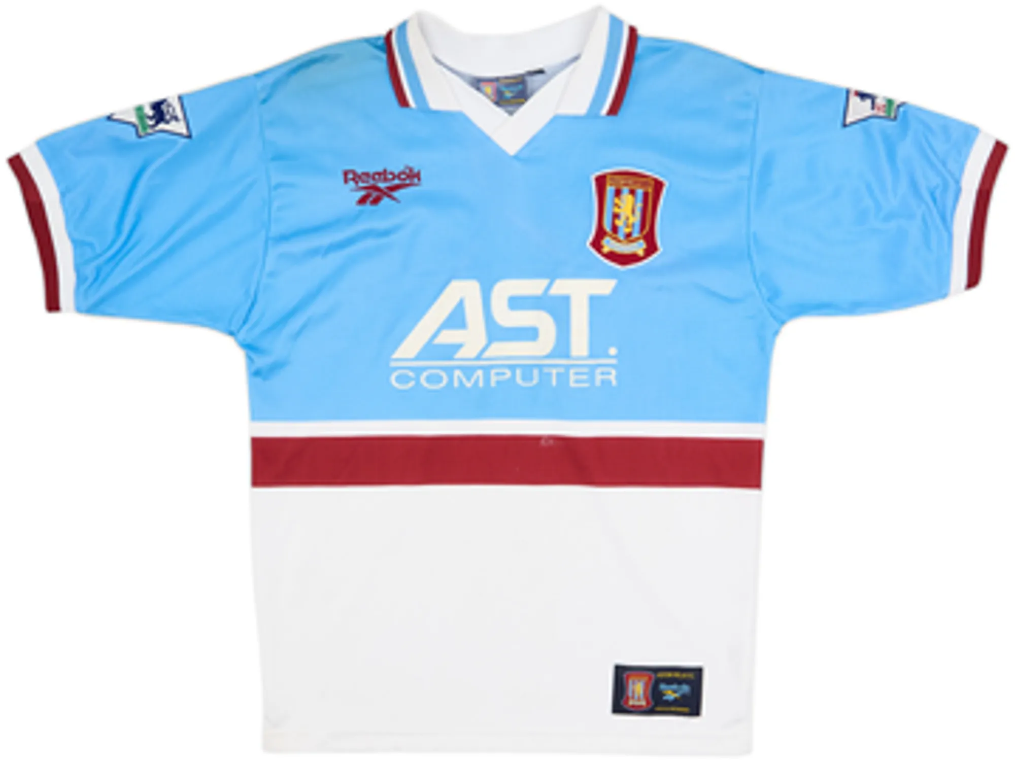 1997-98 Aston Villa Away Shirt Yorke #10 - 6/10 - (S)