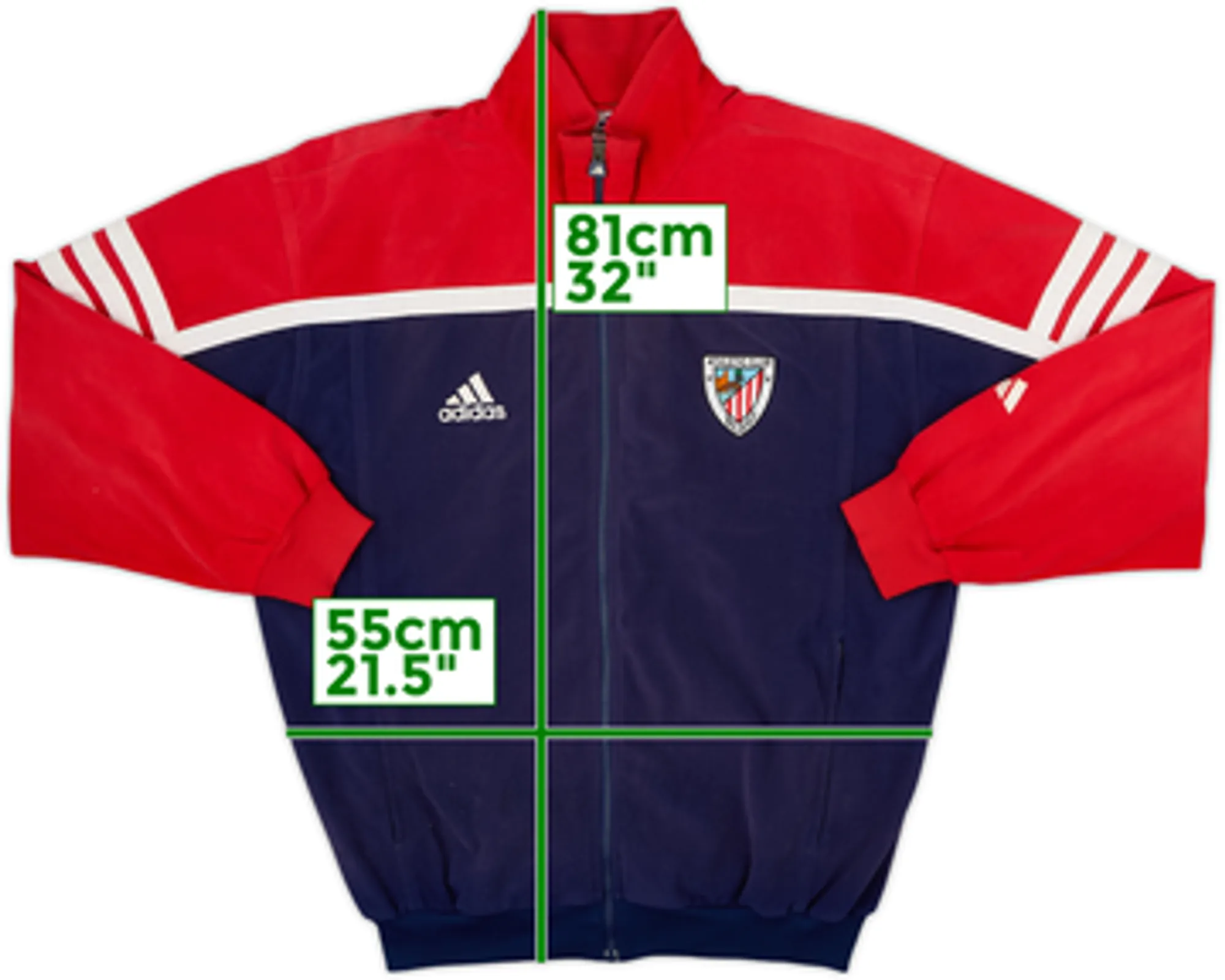 1999-00 Athletic Bilbao adidas Track Jacket - 8/10 - (L)