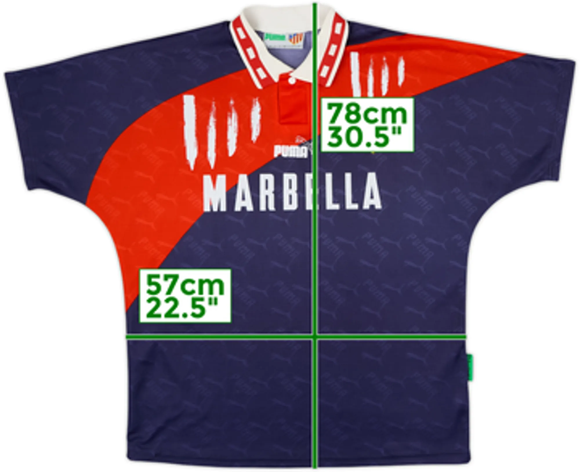 1994-95 Atletico Madrid Away Shirt - 8/10 - (L)