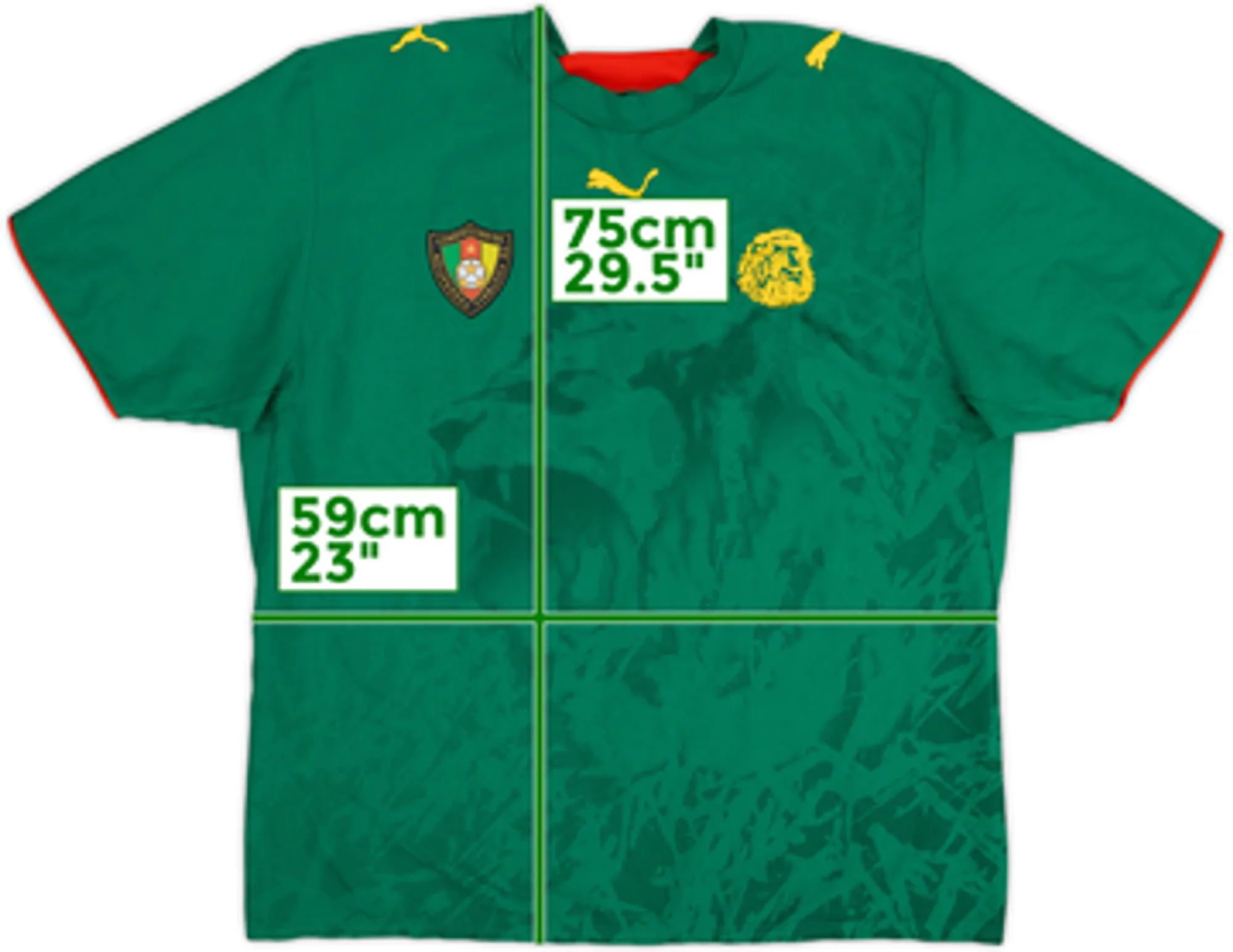2006-08 Cameroon Home Shirt - 5/10 - (XL)