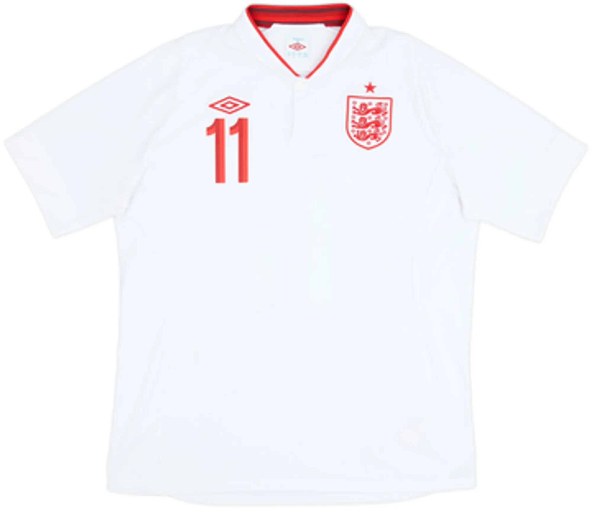 2012-13 England Home Shirt Young #11 - 6/10 - (XL)
