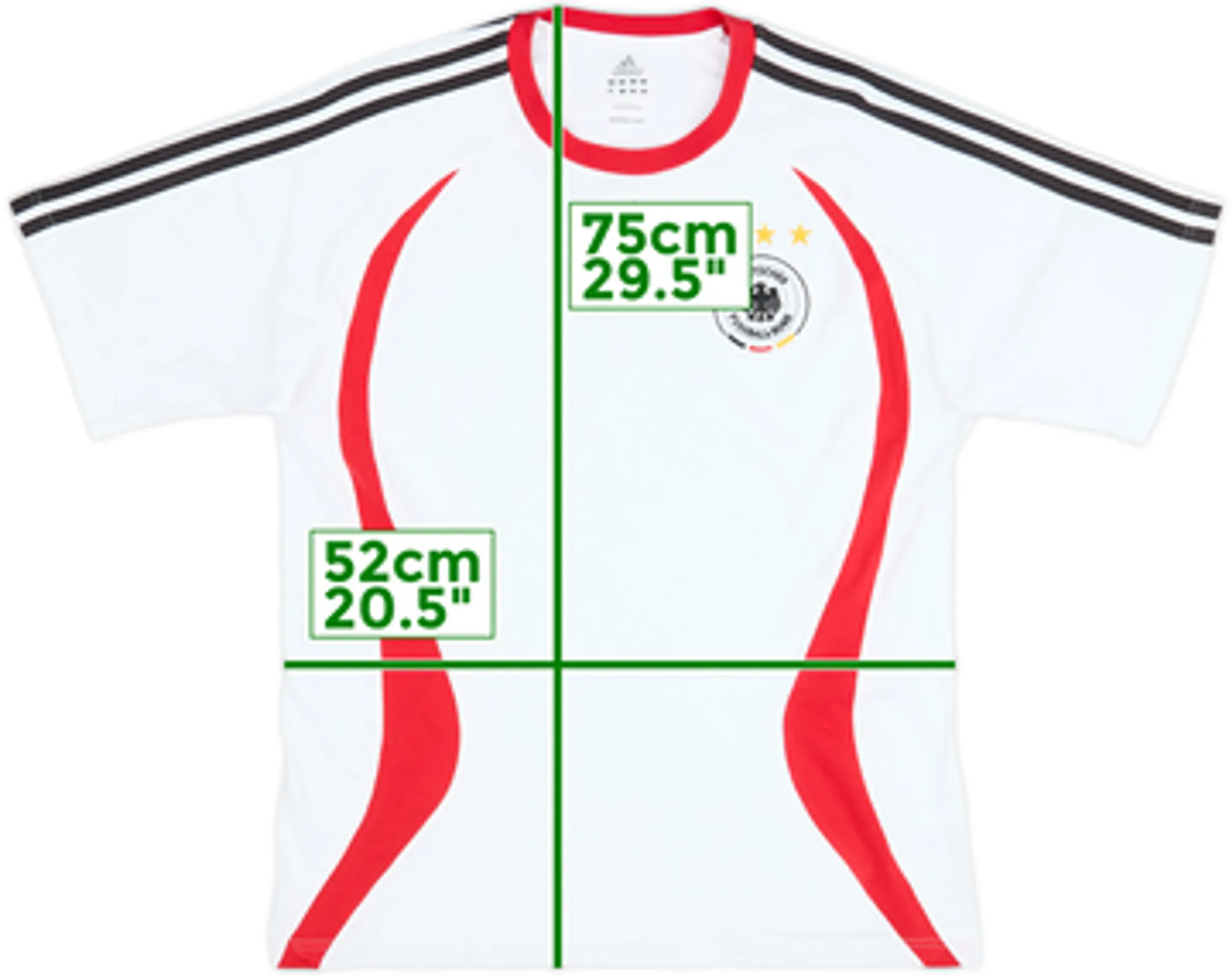 2005-06 Germany adidas Cotton Tee - 8/10 - (M/L)