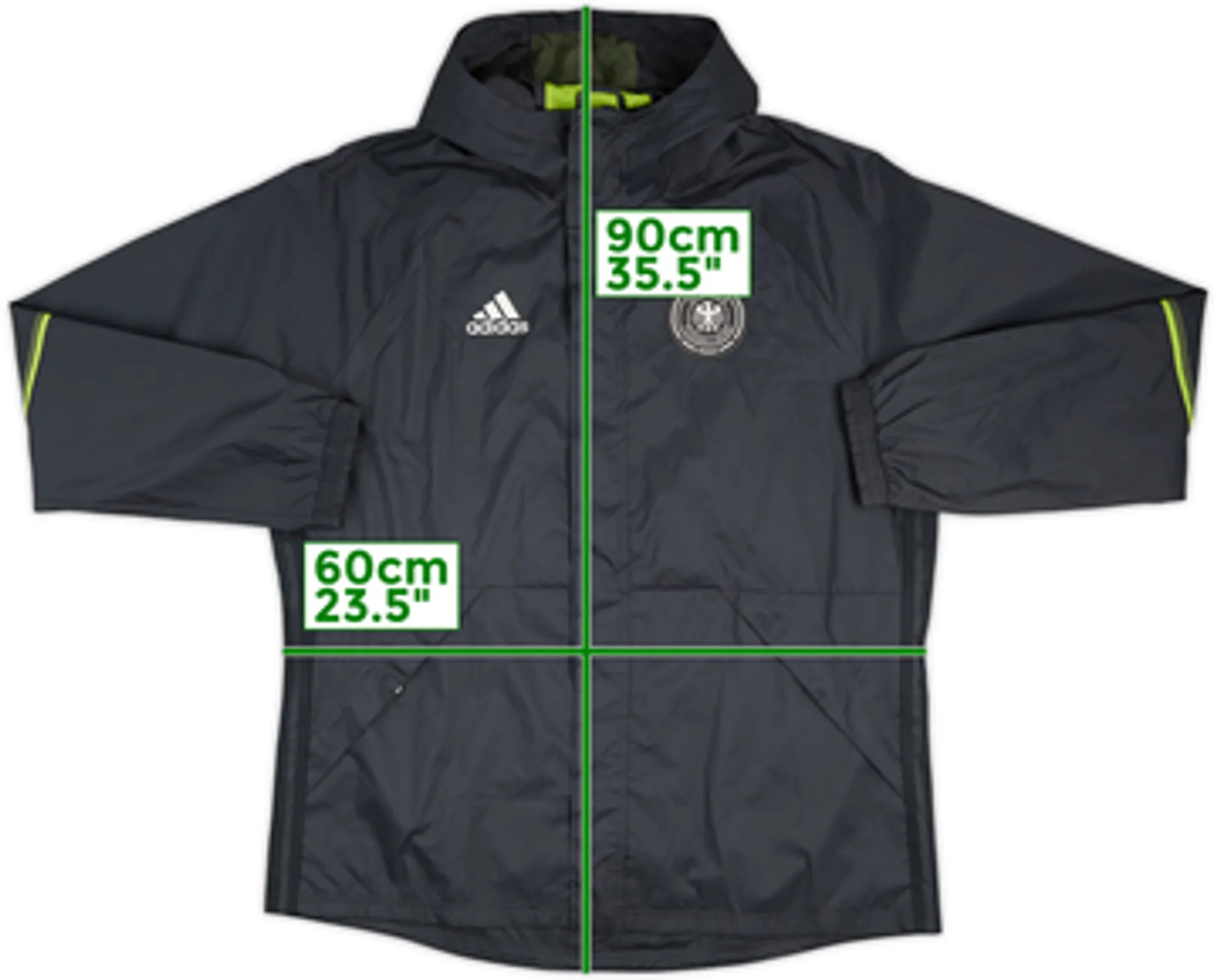 2015-16 Germany adidas Hooded Rain Jacket - 10/10 - (XL)