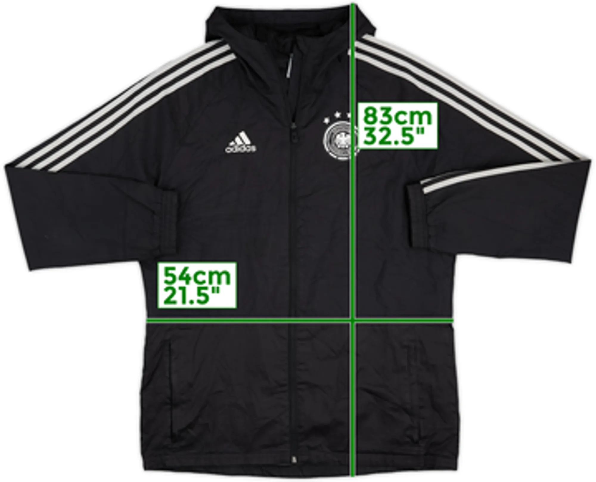 2018-19 Germany adidas Hooded Rain Jacket - 6/10 - (XL)