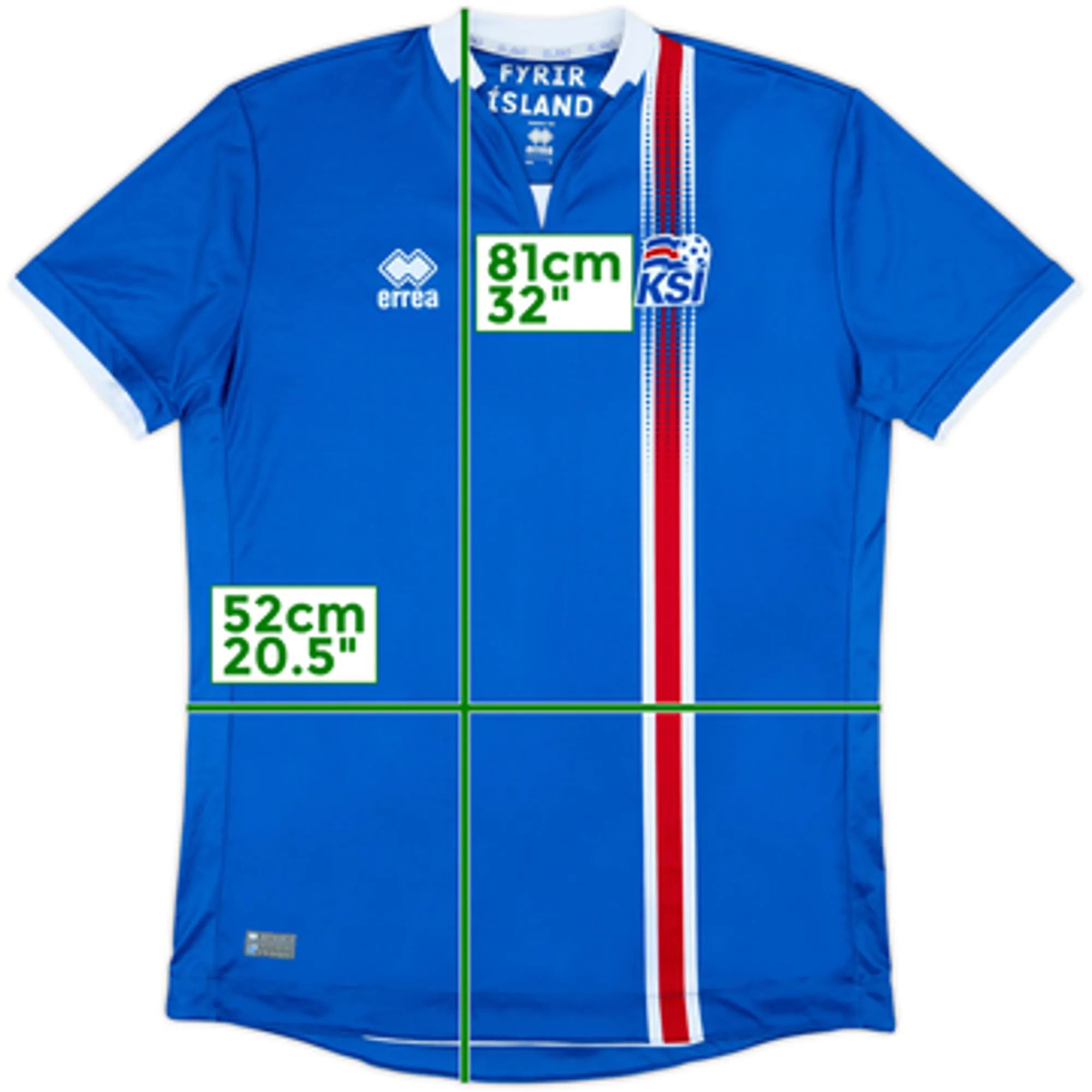 2016-18 Iceland Home Shirt - 10/10 - (L)