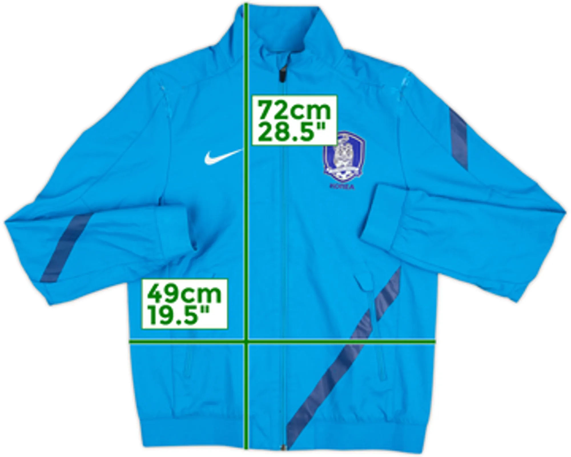 2012-13 South Korea Player Issue Nike Track Jacket - 7/10 - (M)