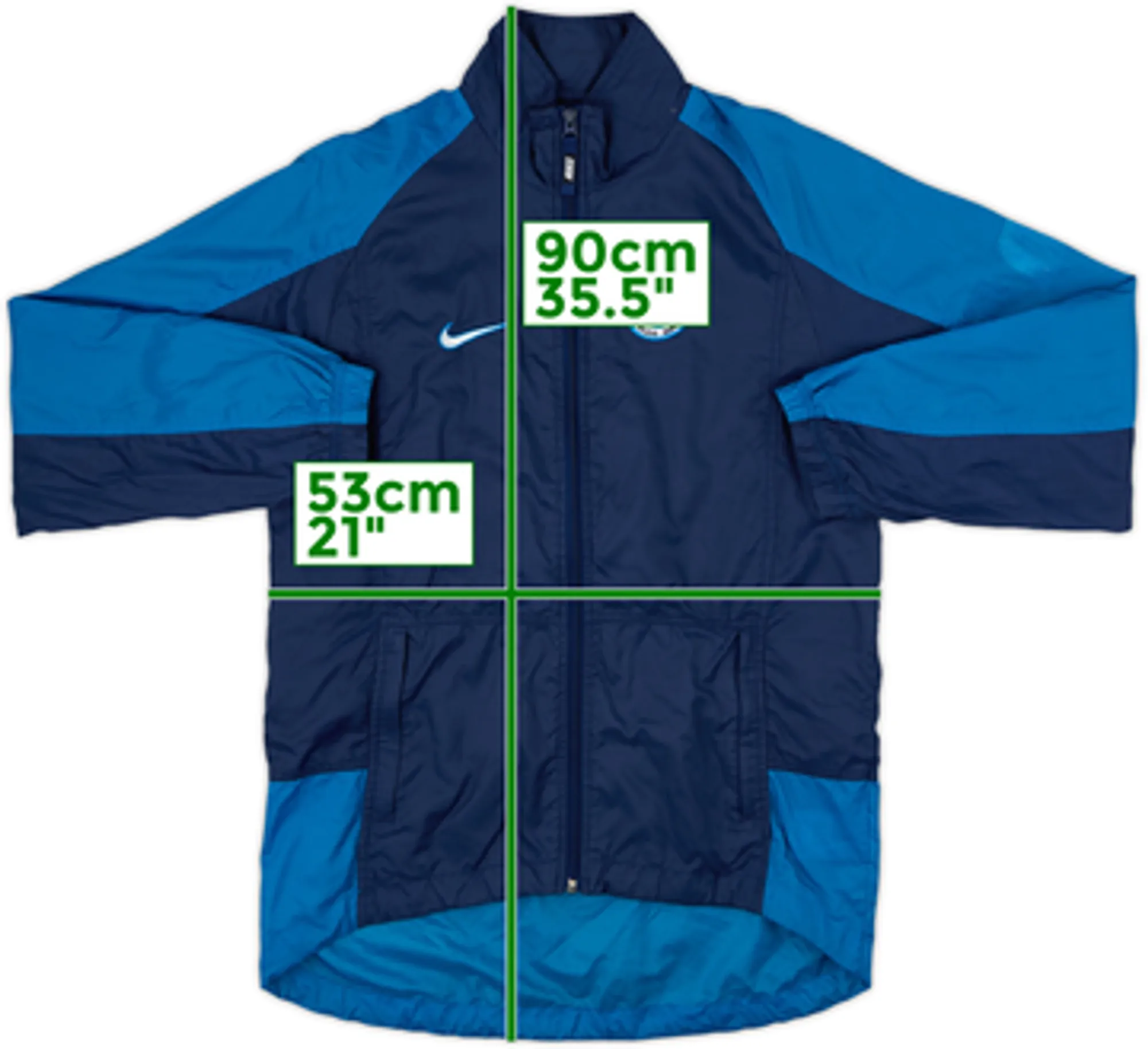 1998-99 Napoli Nike Track Jacket - 8/10 - (S)
