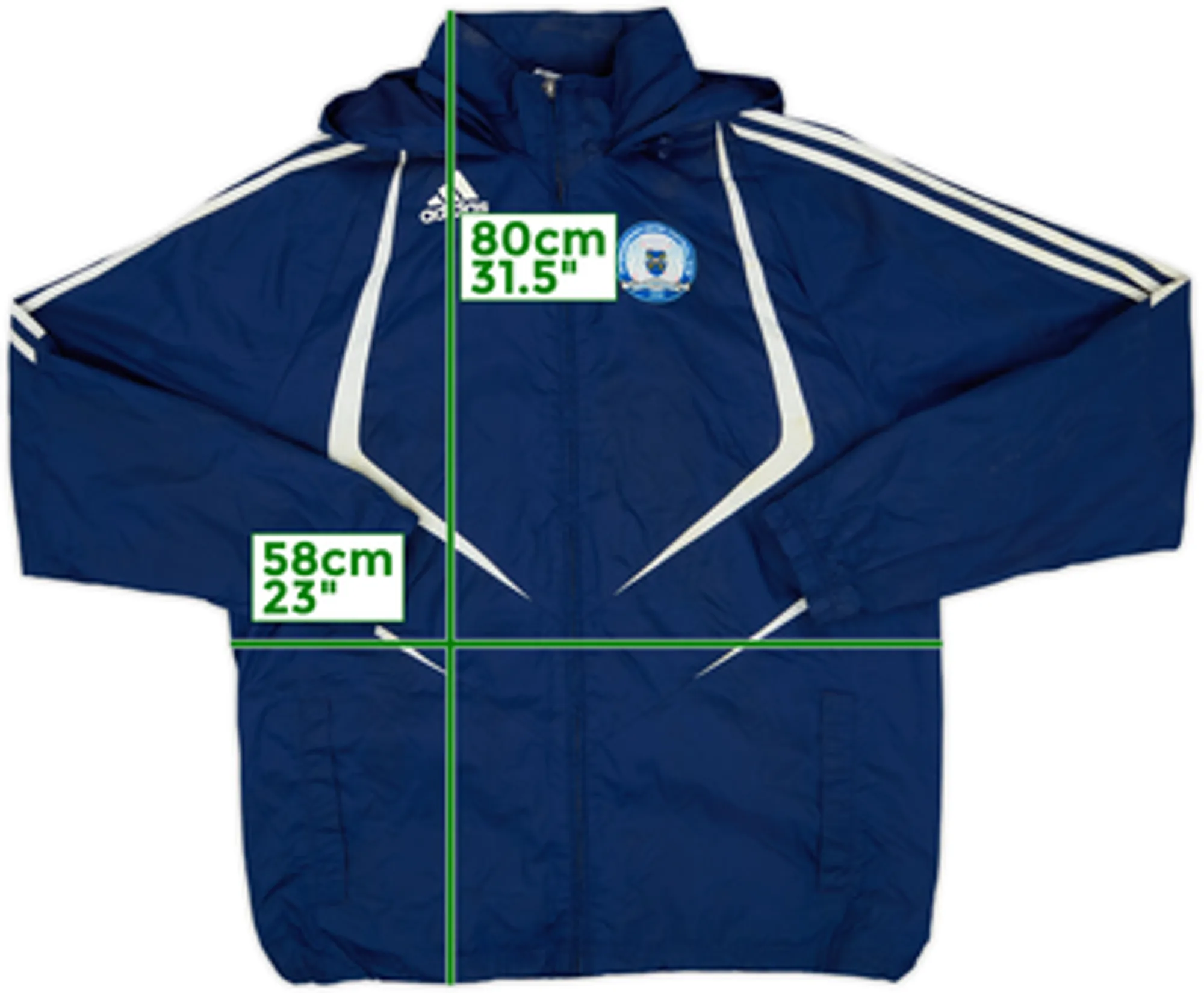 2009-10 Peterborough adidas Hooded Rain Jacket - 6/10 - (M)