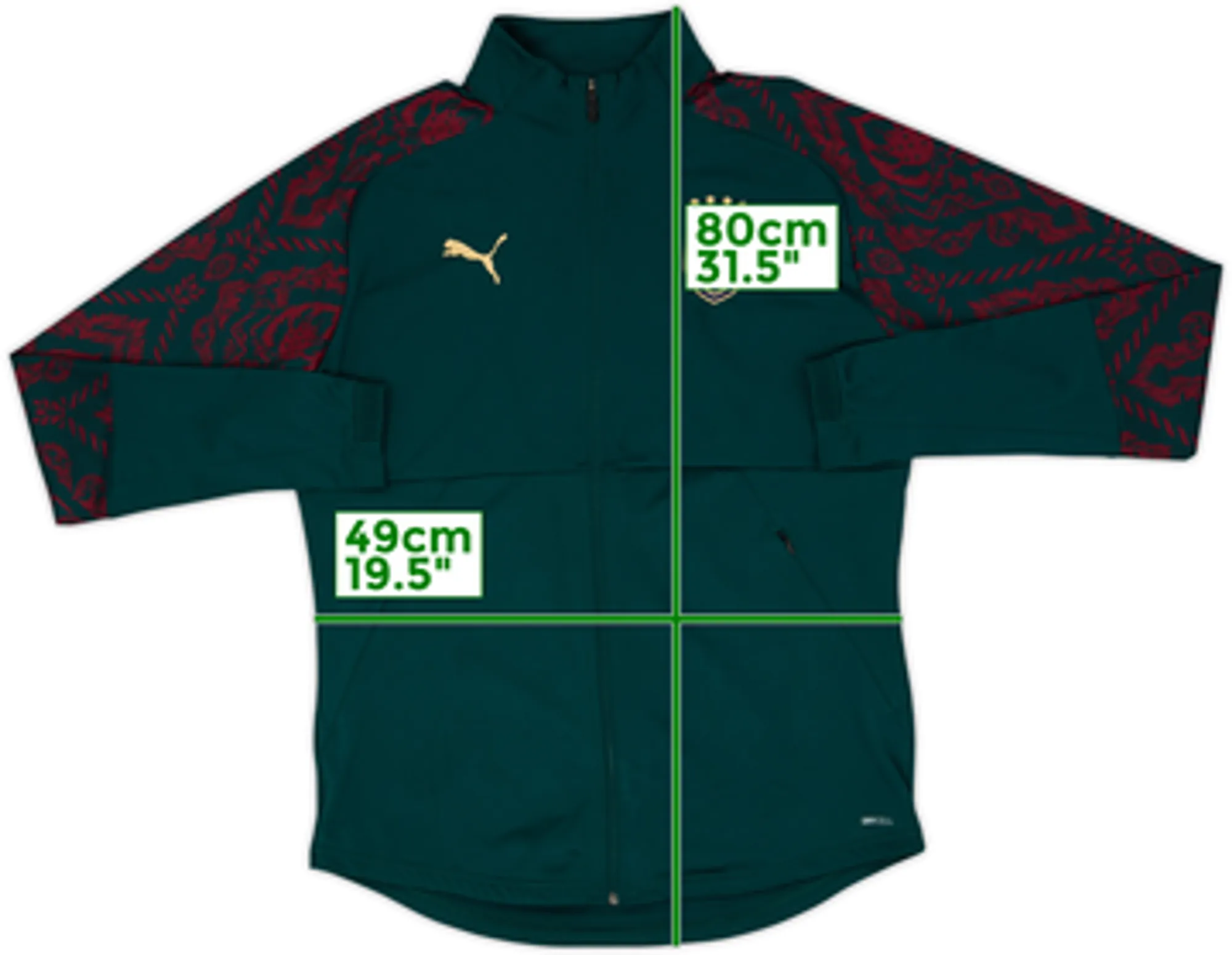 2019-20 Italy Puma Track Jacket - 8/10 - (L)