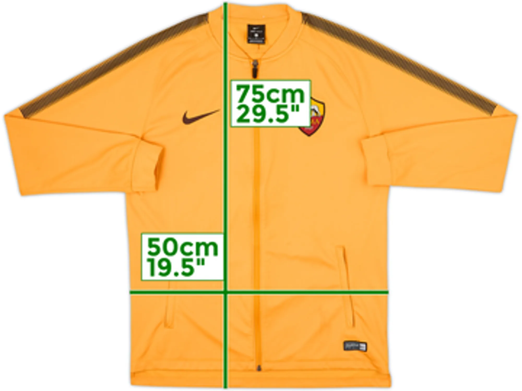 2017-18 Roma Nike Track Jacket - 6/10 - (M)