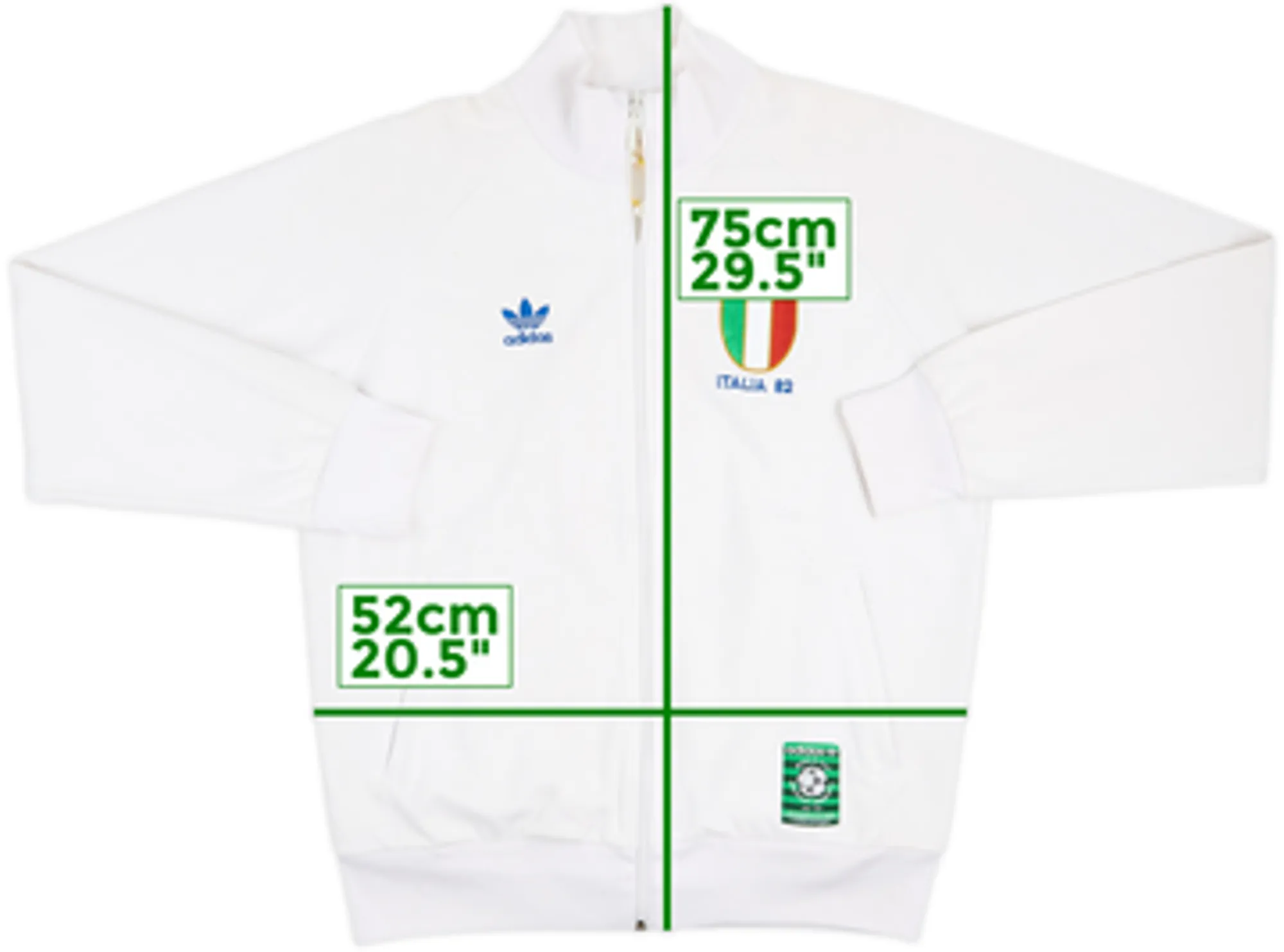 2005-06 Italy adidas Originals Retro Italia 82 Track Jacket - 4/10 - (L)