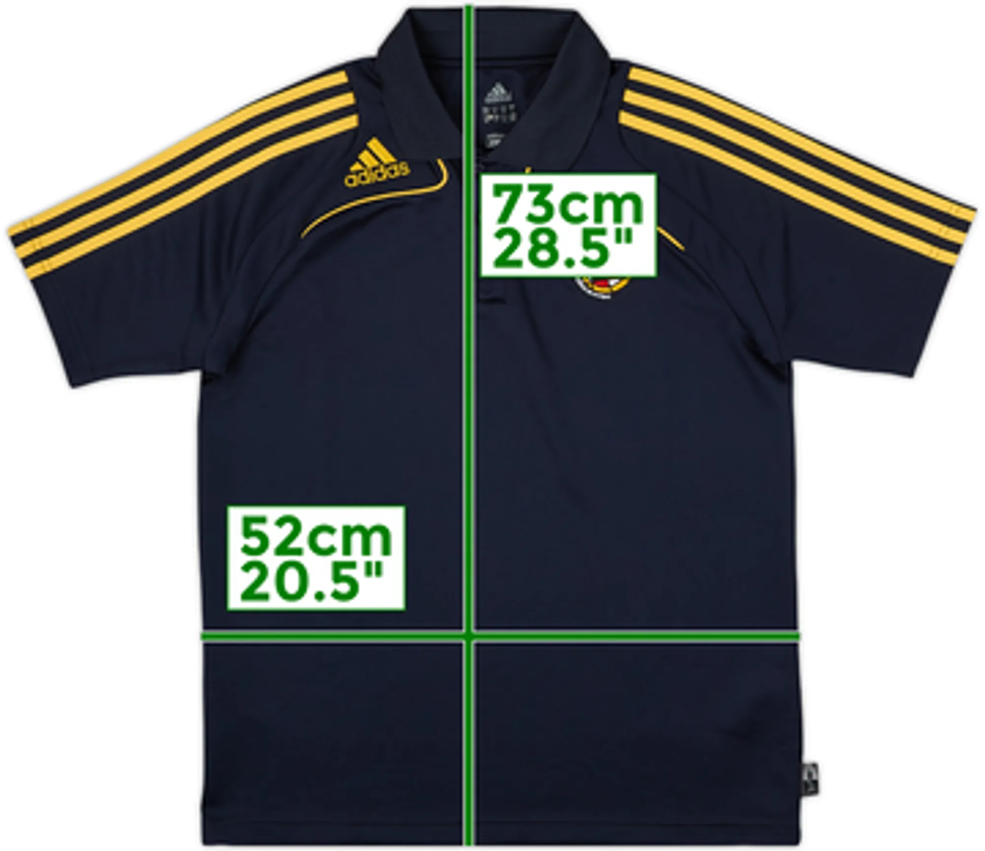 2008-09 Spain adidas Polo Shirt - 8/10 - (M/L)