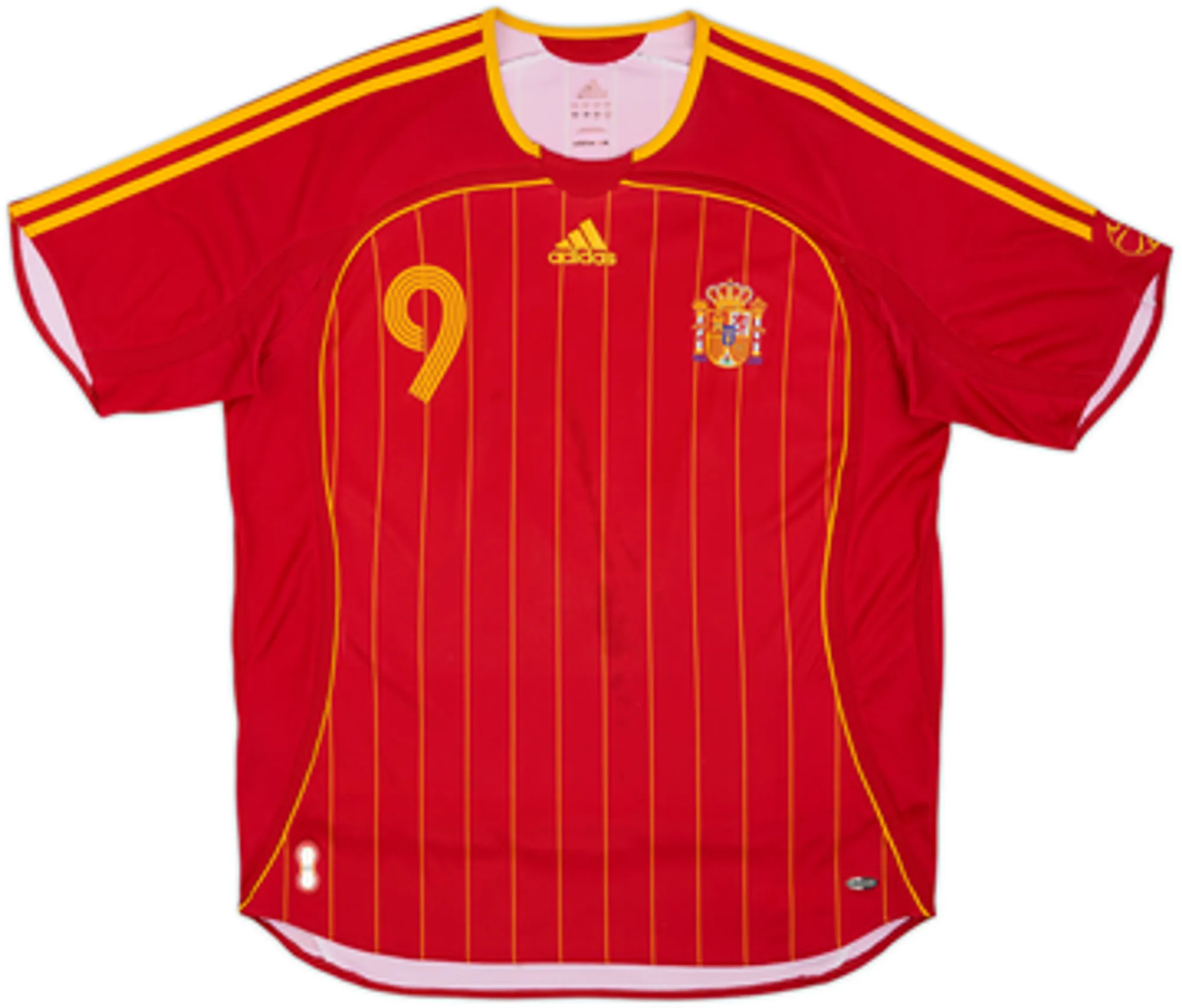 2006-08 Spain Home Shirt F.Torres #9 - 6/10 - (M)