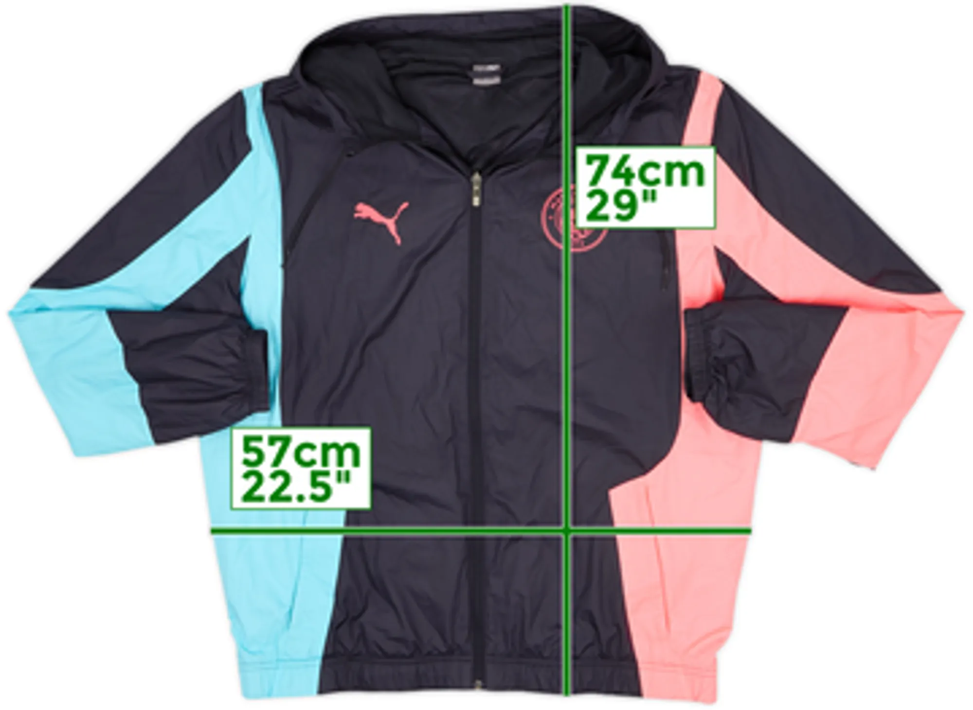 2023-24 Manchester City Puma Pre-Match Anthem Jacket - 8/10 - (L)