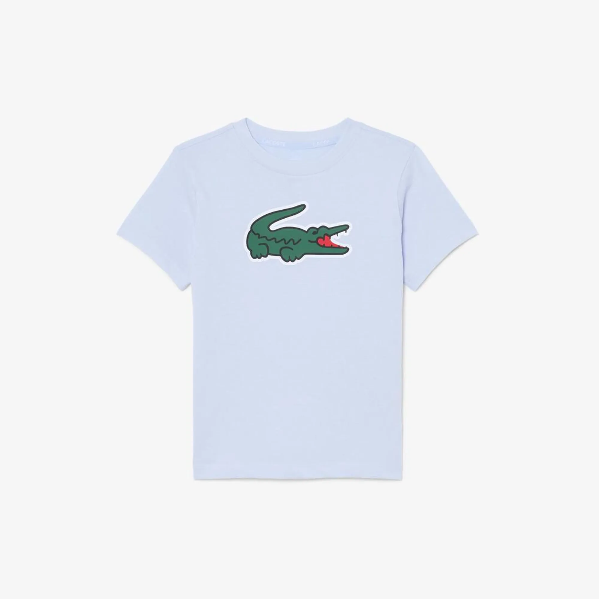 Lacoste Unisex Ultra Dry Printed Sport T-shirt - Light Blue