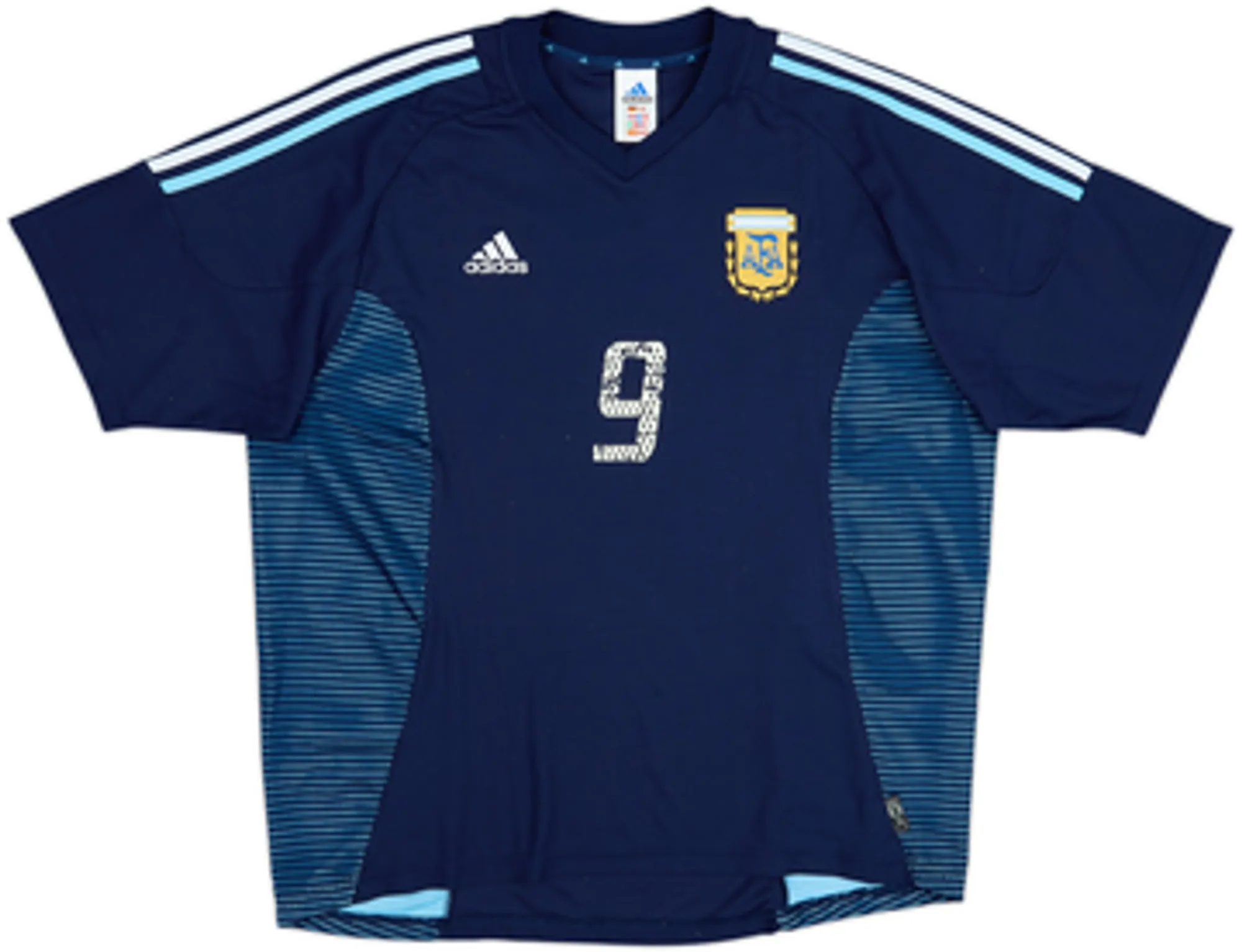 2002-04 Argentina Away Shirt Batistuta #9 - 5/10 - (XL)