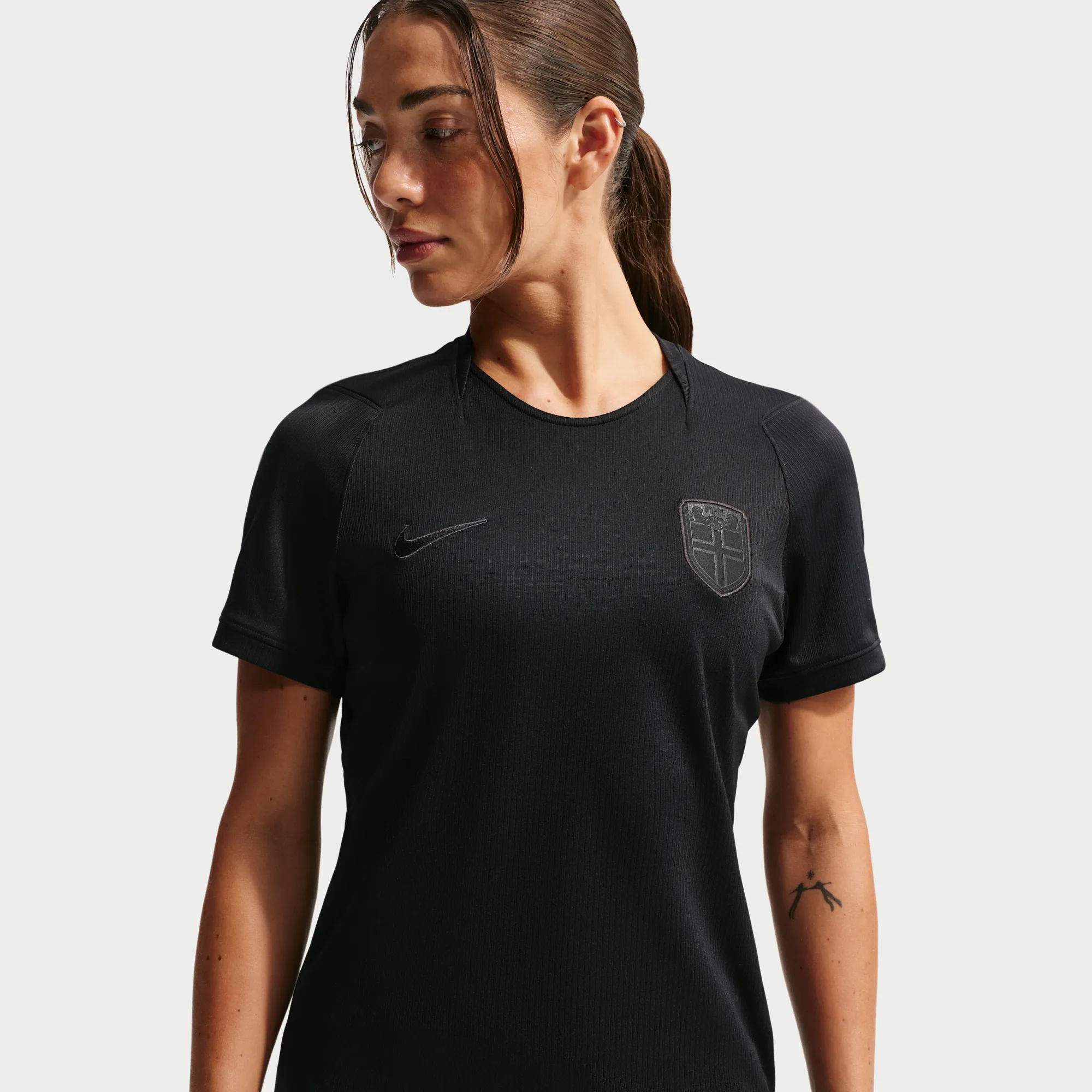 Norway 2026 Stadium Away Women's Nike Dri-FIT Football Replica Jersey - Black - Polyester