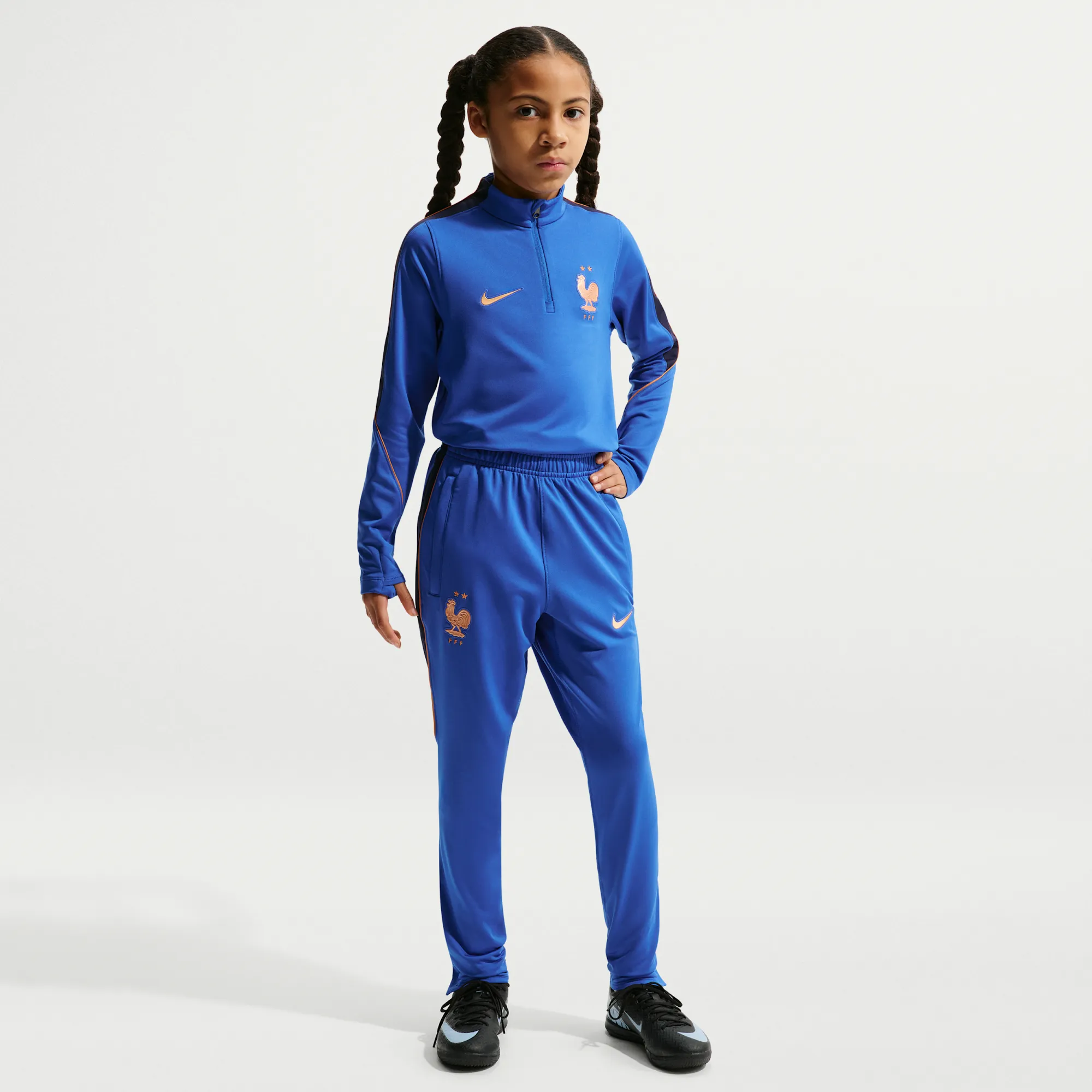 FFF Strike Older Kids' Nike Dri-FIT Football Knit Pants - Blue