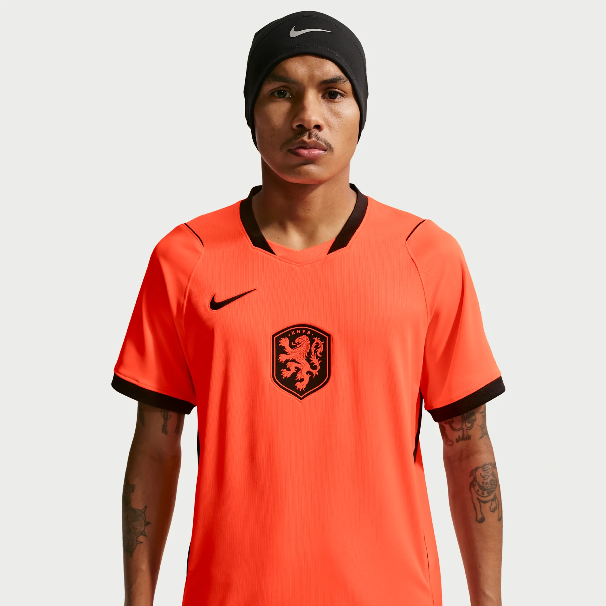 Netherlands 2026 Stadium Home Men's Nike Dri-FIT Football Replica Shirt - Orange - Polyester