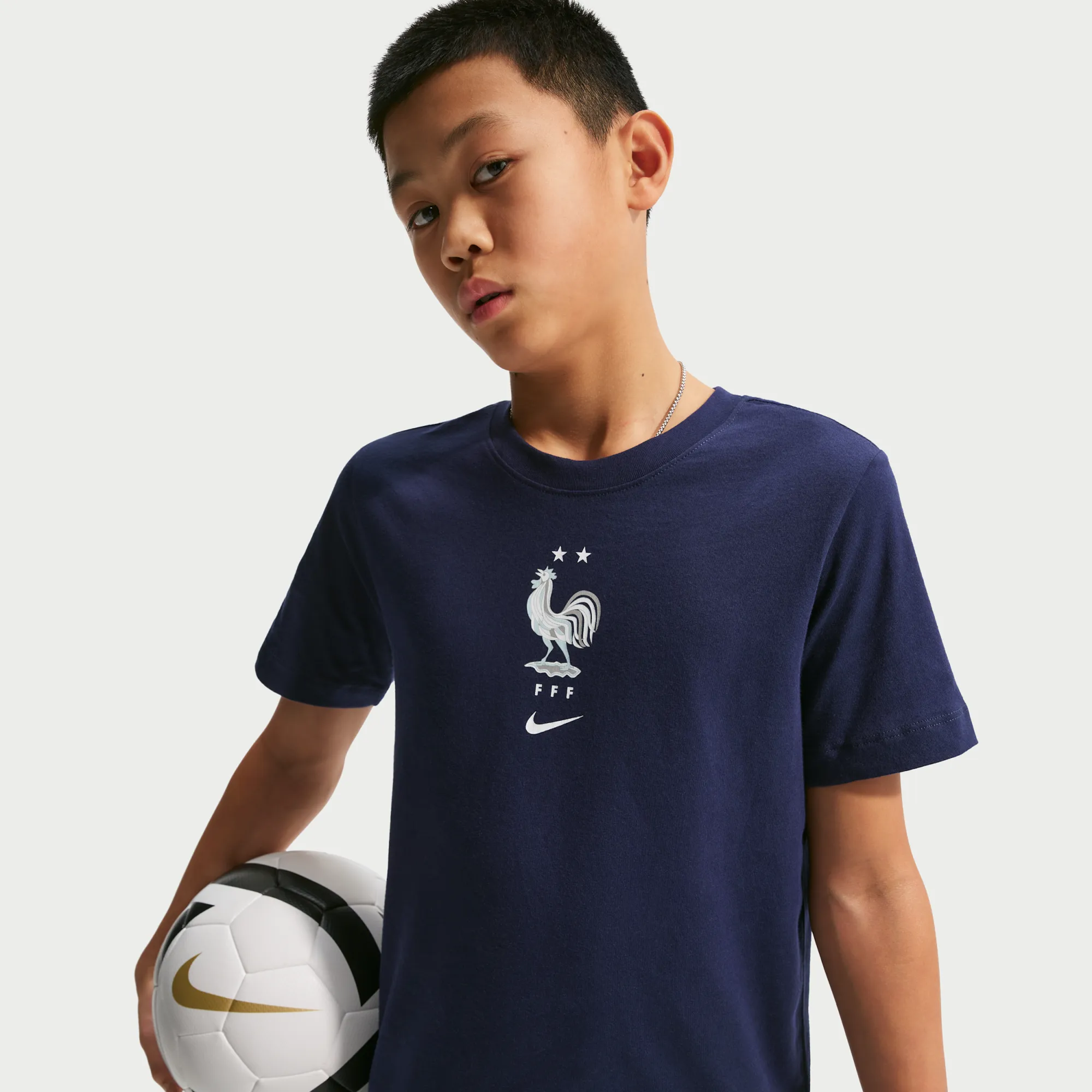 FFF Older Kids' Nike Football T-Shirt - Blue