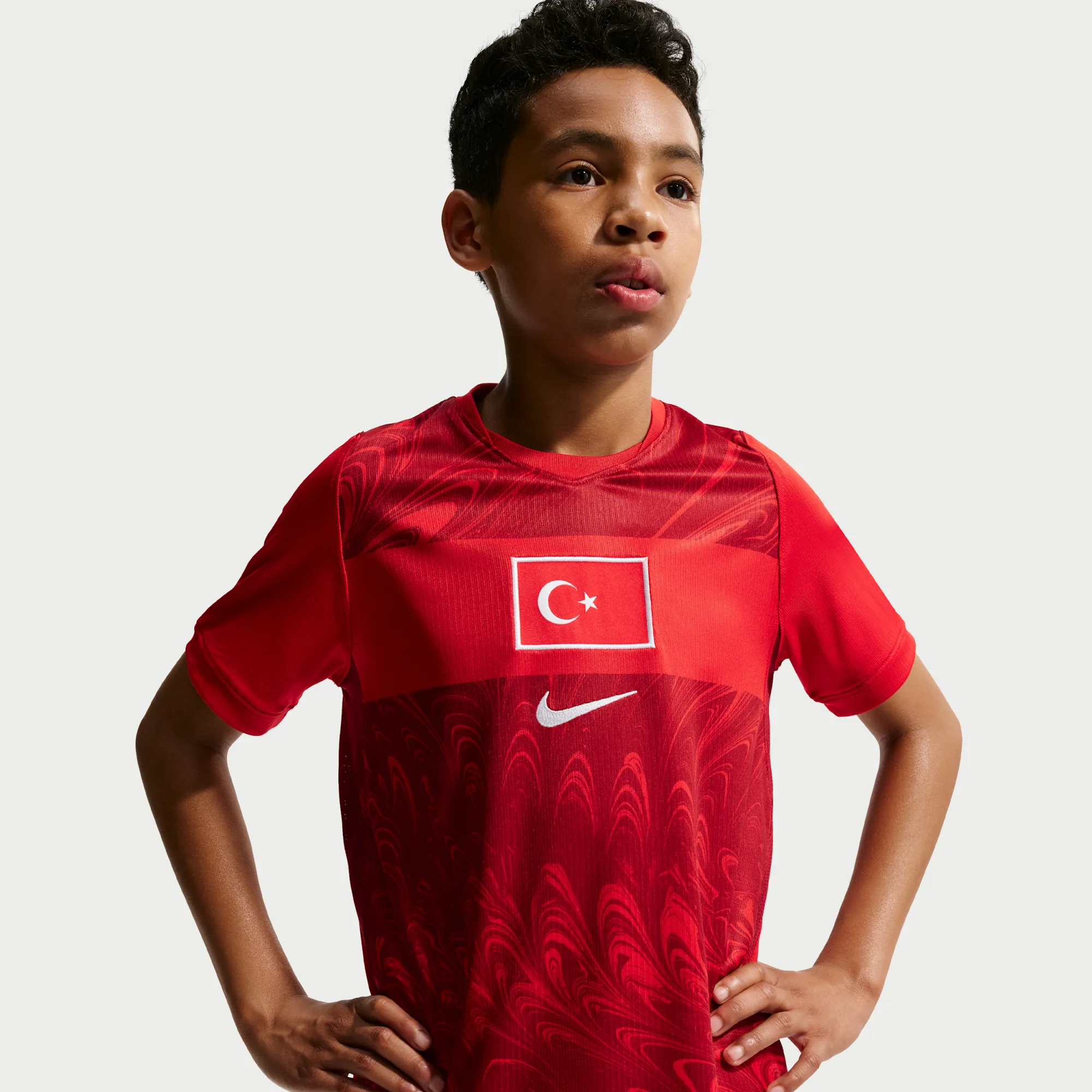 Turkey 2026 Men's Nike Dri-FIT Football Replica Shirt - Red