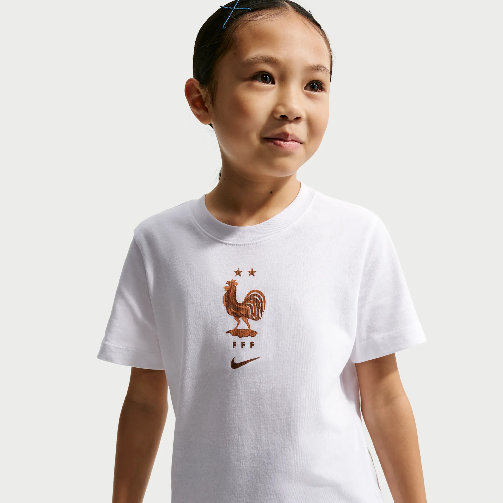 FFF Older Kids' Nike Football T-Shirt - White