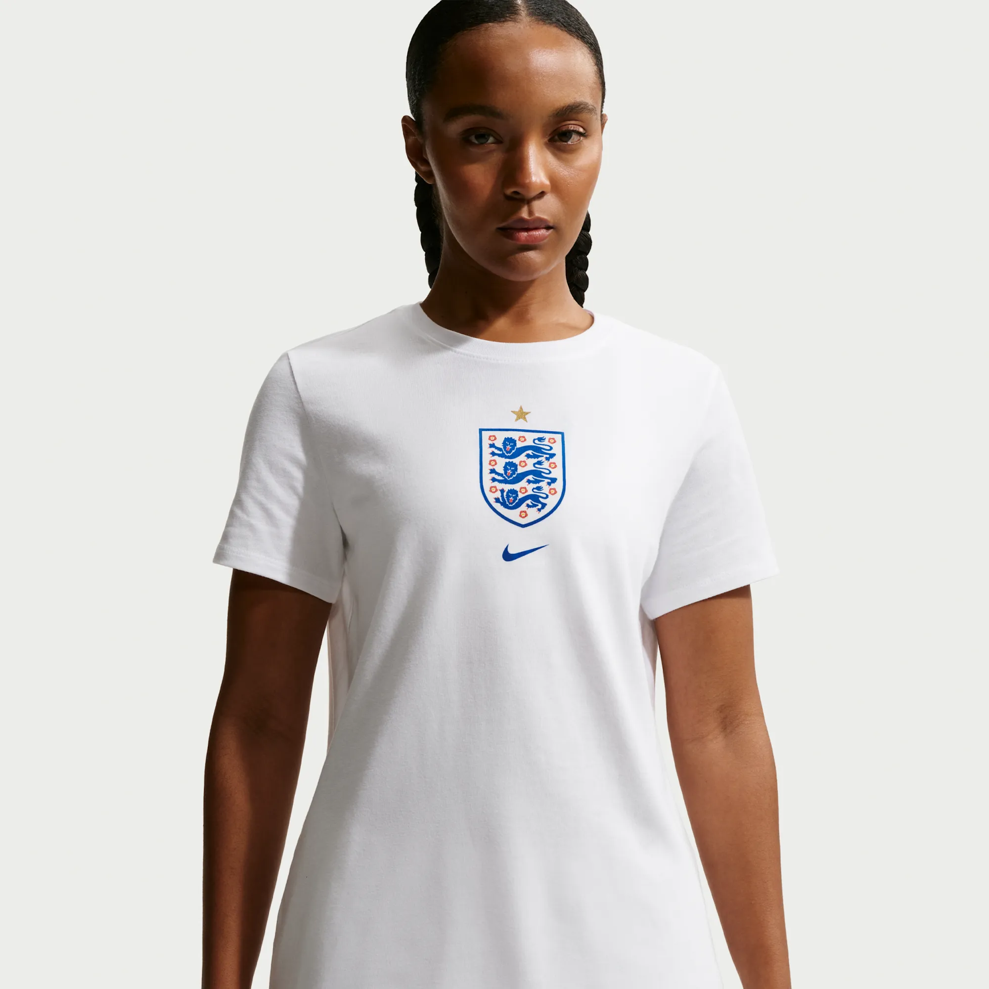 England Women's Nike Football T-Shirt - White