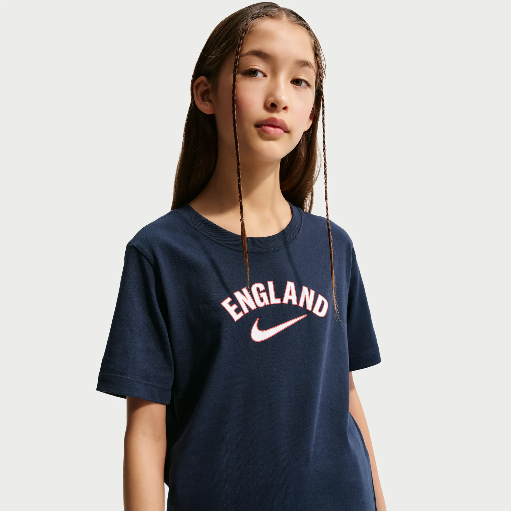 England Older Kids' Nike Football T-Shirt - Blue