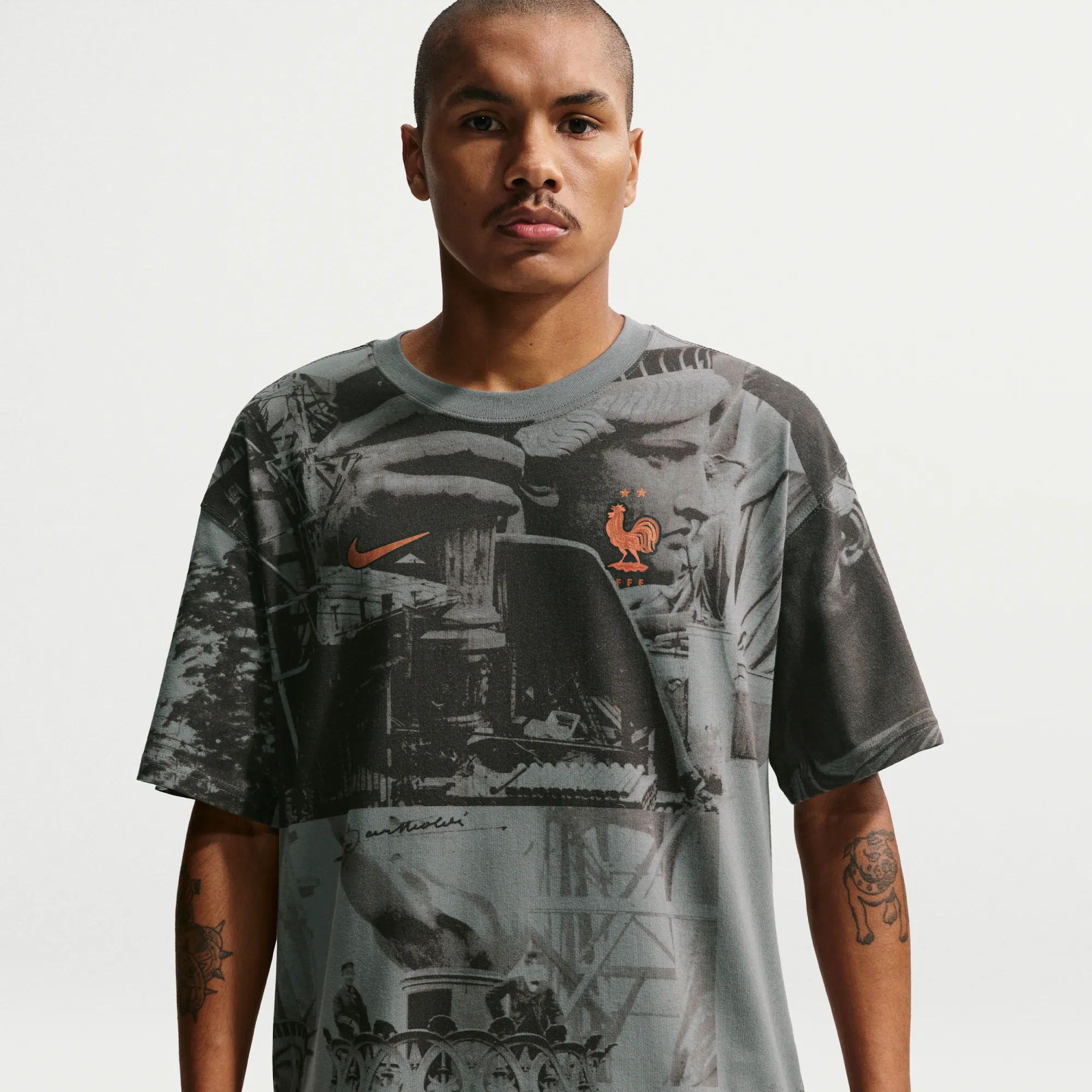 FFF Men's Nike Football T-Shirt - Grey