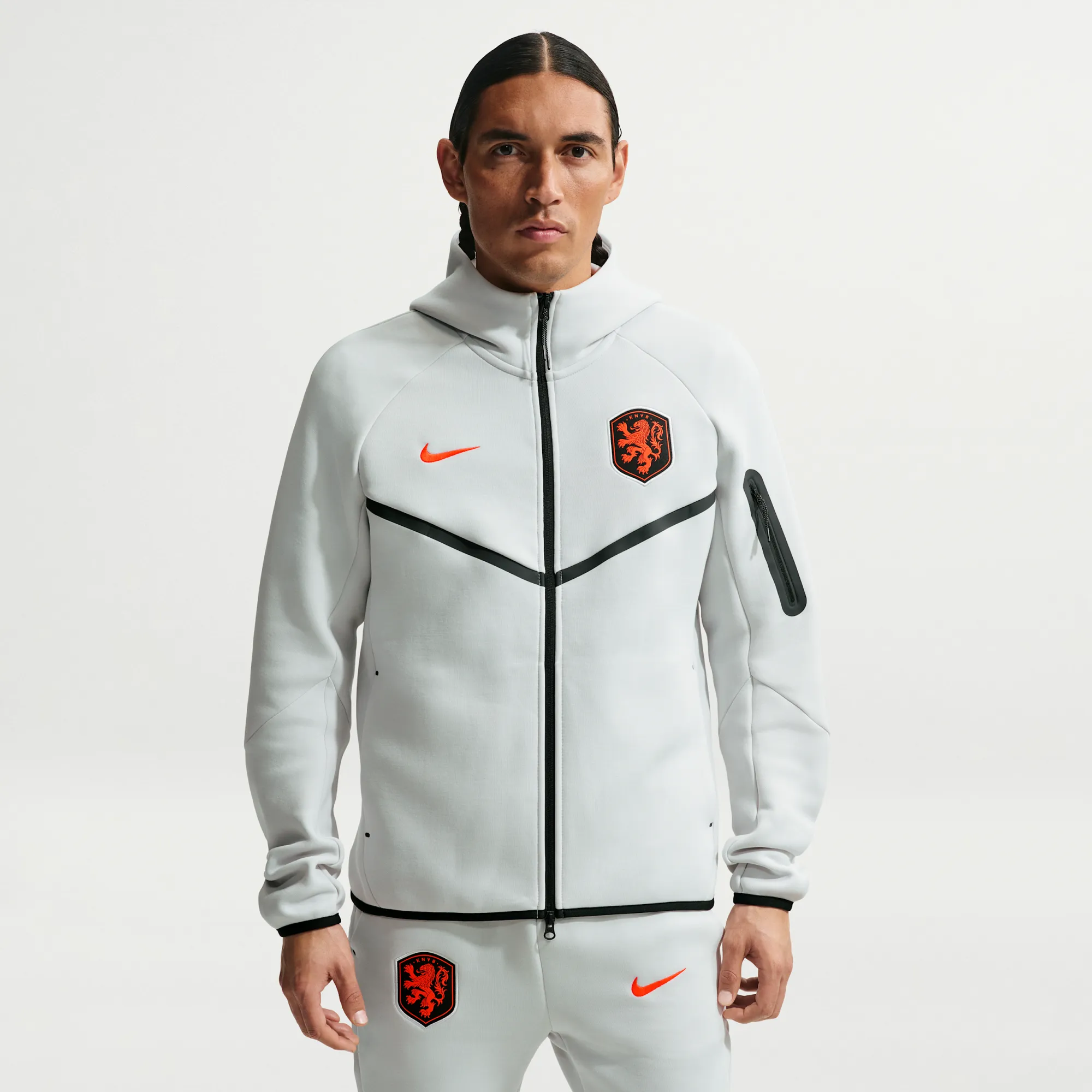 Nike Football Full-Zip Hoodie - Grey - Fleece