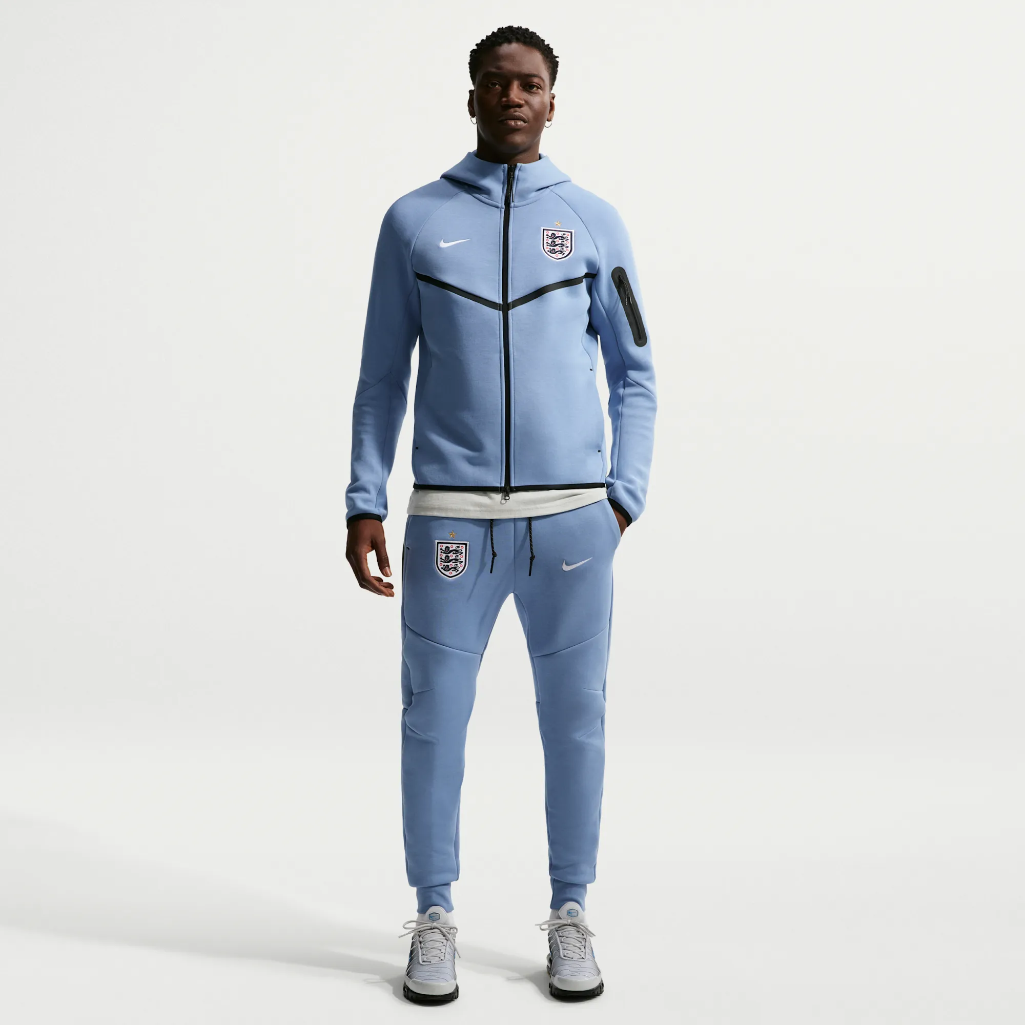 England Tech Fleece Men's Nike Football Joggers - Blue - Fleece